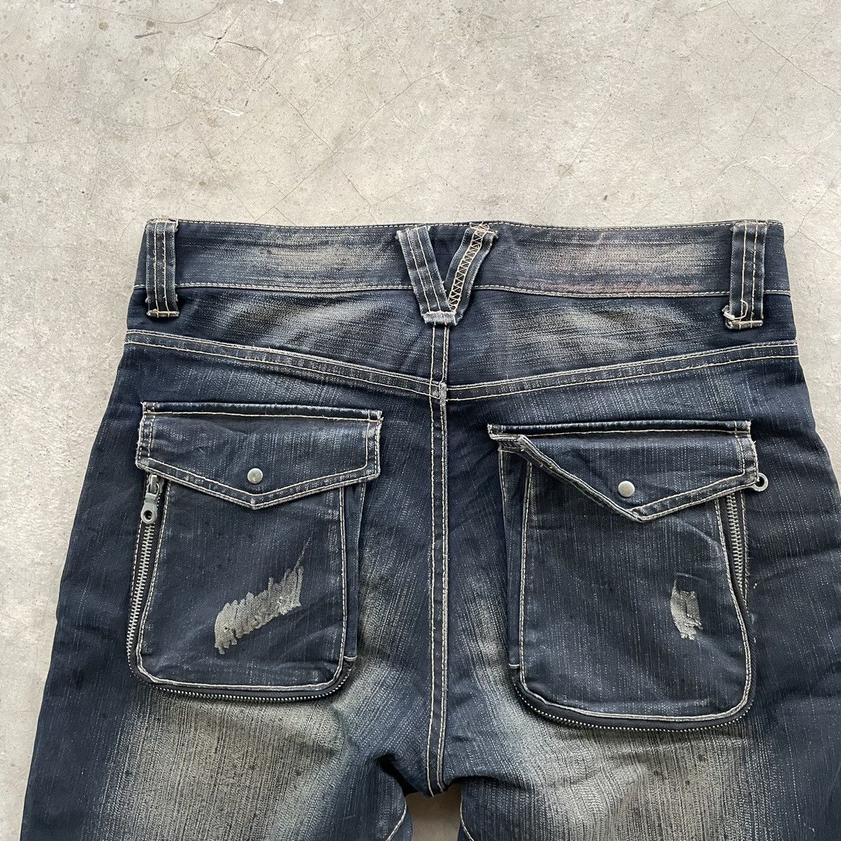 PPFM Vintage PPFM Bondage J Curve Cut Punk LGB Style Denim Size US 31 - 4 Thumbnail