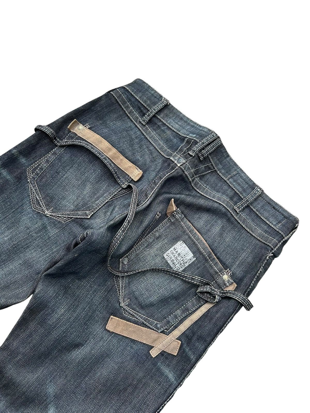 Marithe + Francois Girbaud Marithé + François Girbaud Punk Bondage Style Denim Jeans ☠️ Size US 31 - 5 Thumbnail