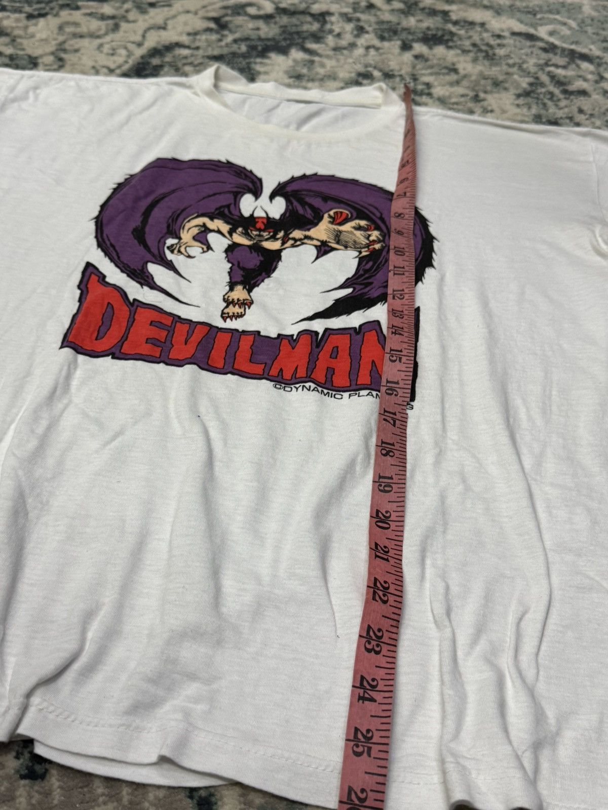 Anime × Cartoon Network × Japanese Brand VINTAGE DEVILMAN BIG PRINT SHIRT Size US L / EU 52-54 / 3 - 6 Thumbnail