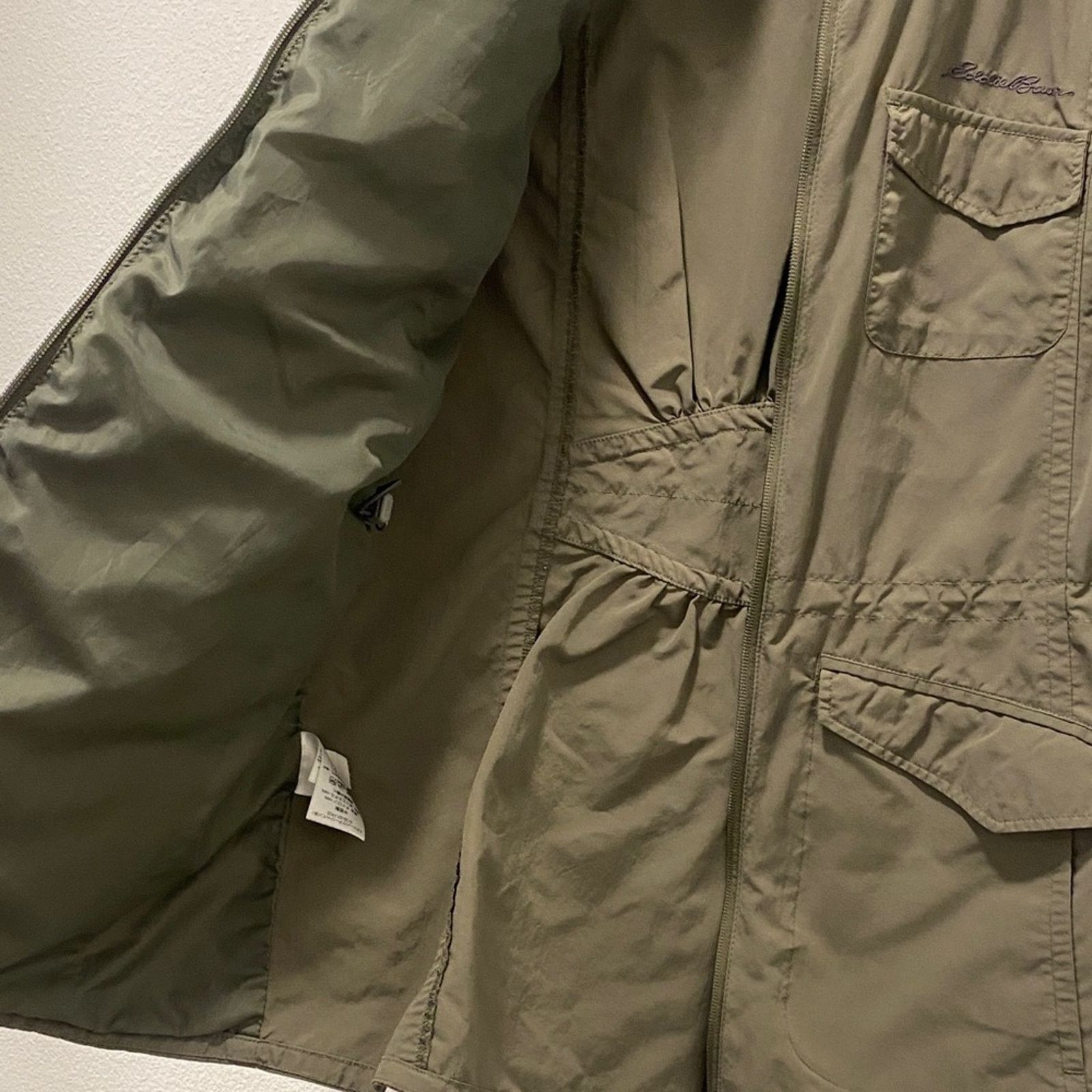 Eddie Bauer Eddie Bauer Women’s Olive Green Hooded Rain Jacket - Medium Size M / US 6-8 / IT 42-44 - 6 Thumbnail