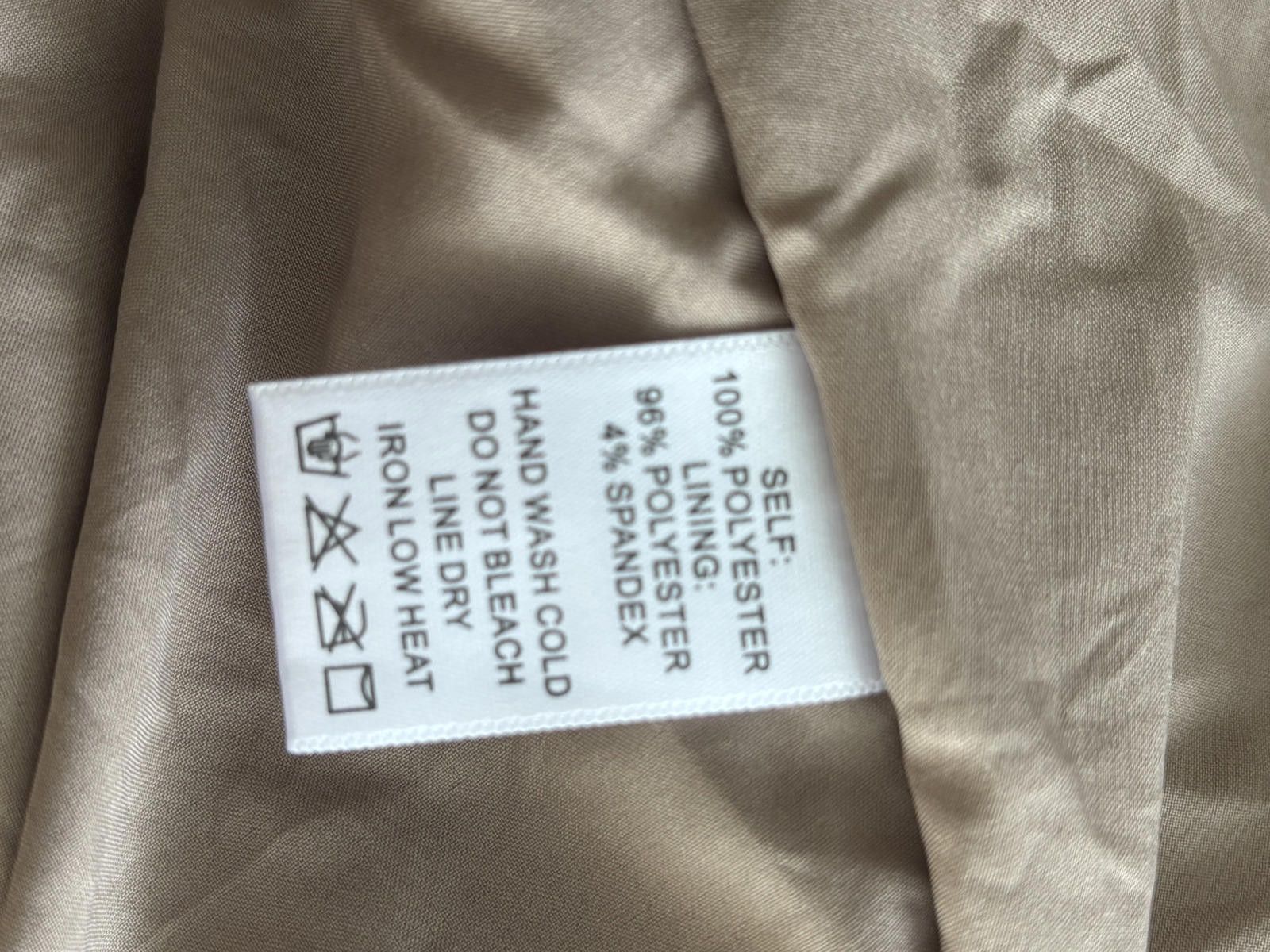 Other Pleated Beige Mini Skirt with Elastic Waist Size 36" / US 14 / IT 50 - 5 Thumbnail