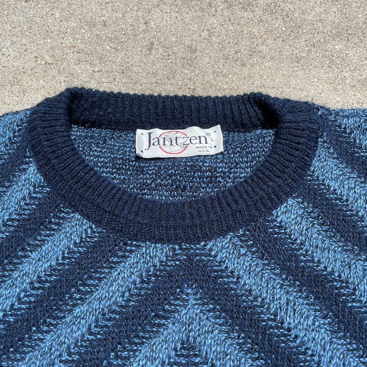 Jantzen × Vintage Vintage 90s Jantzen Abstract Knit Sweater L Size US L / EU 52-54 / 3 - 2 Thumbnail