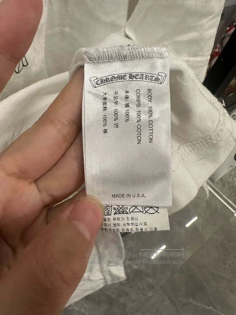 Chrome Hearts CHROME HEARTS Size L Sanskrit neckline back cross short sle Size US L / EU 52-54 / 3 - 5 Thumbnail