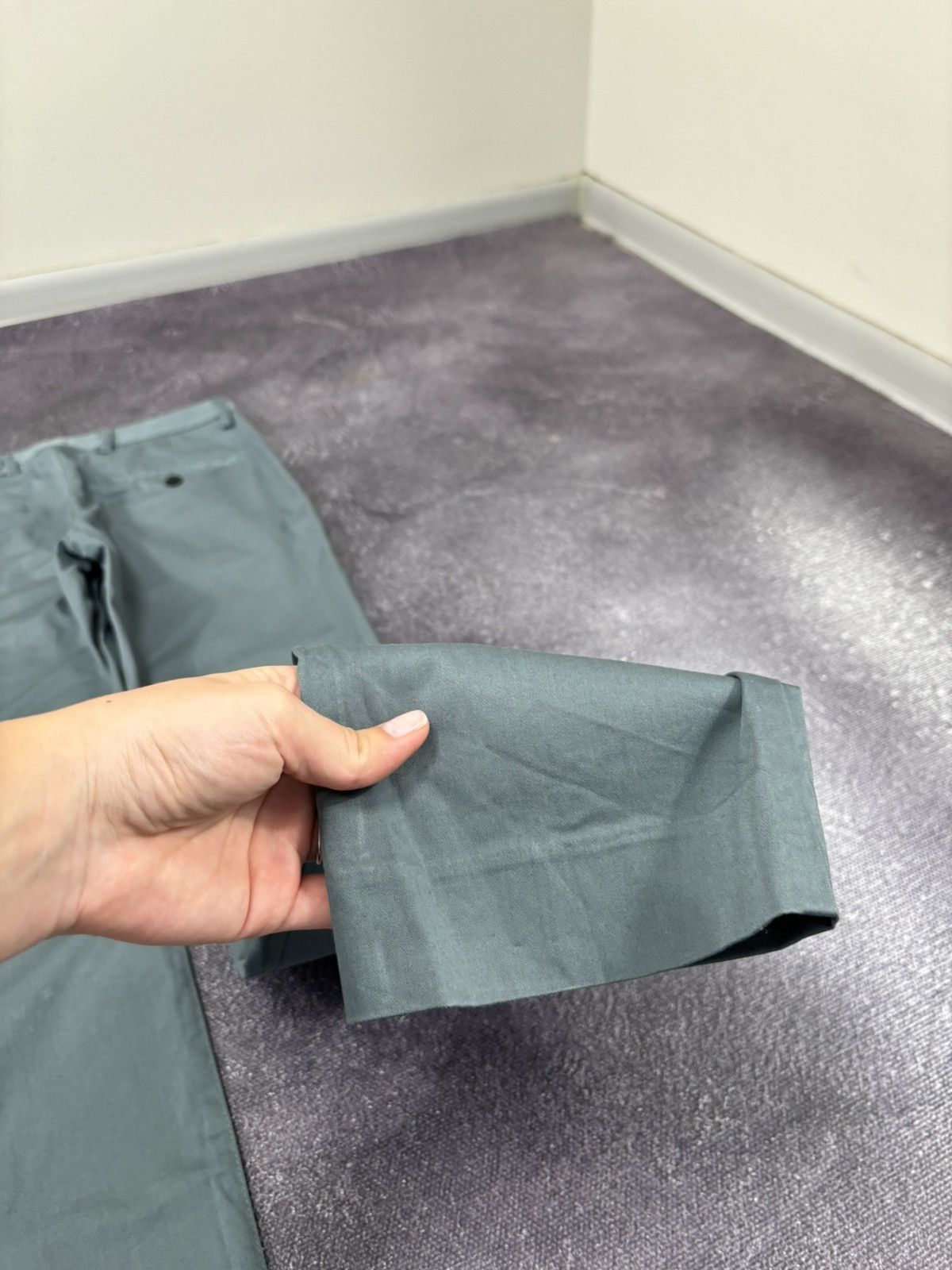 Acne Studios Acne Studios Max Satin Slim Fit Stretch Chino Pants Size US 28 / EU 44 - 12 Thumbnail