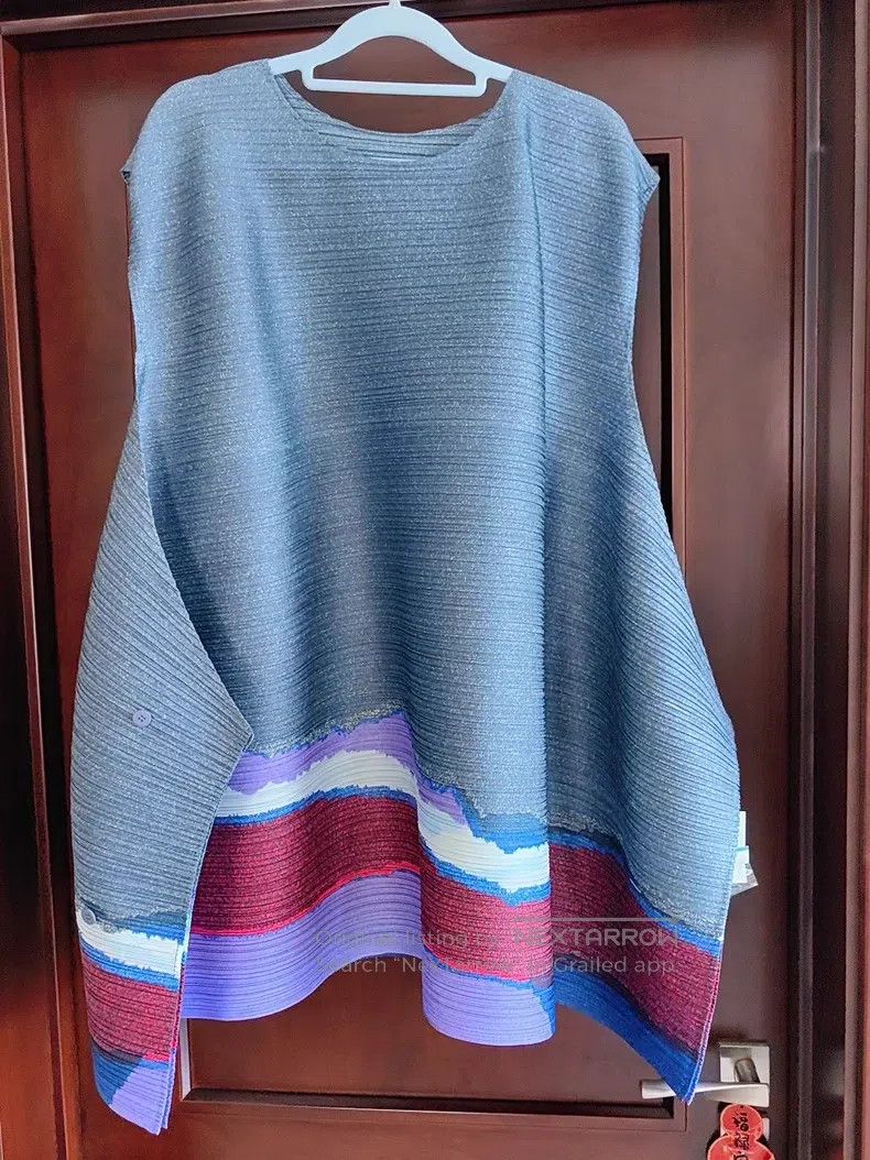 Issey Miyake Issey Miyake Striped Dress Size L / US 10 / IT 46 - 1 Thumbnail