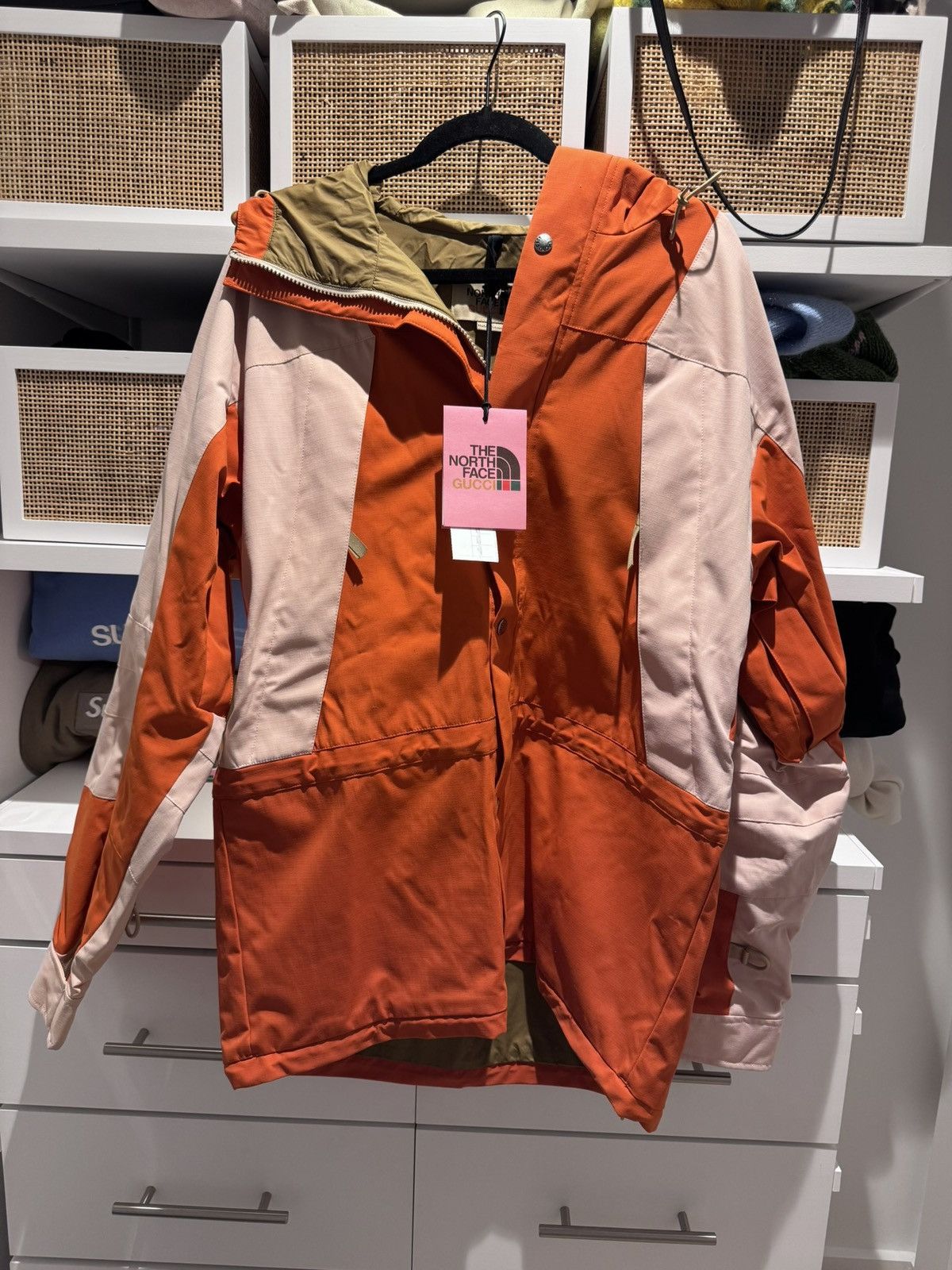 Gucci × The North Face Gucci x North Face Orange Hooded Mountain Jacket Size US M / EU 48-50 / 2 - 8 Thumbnail