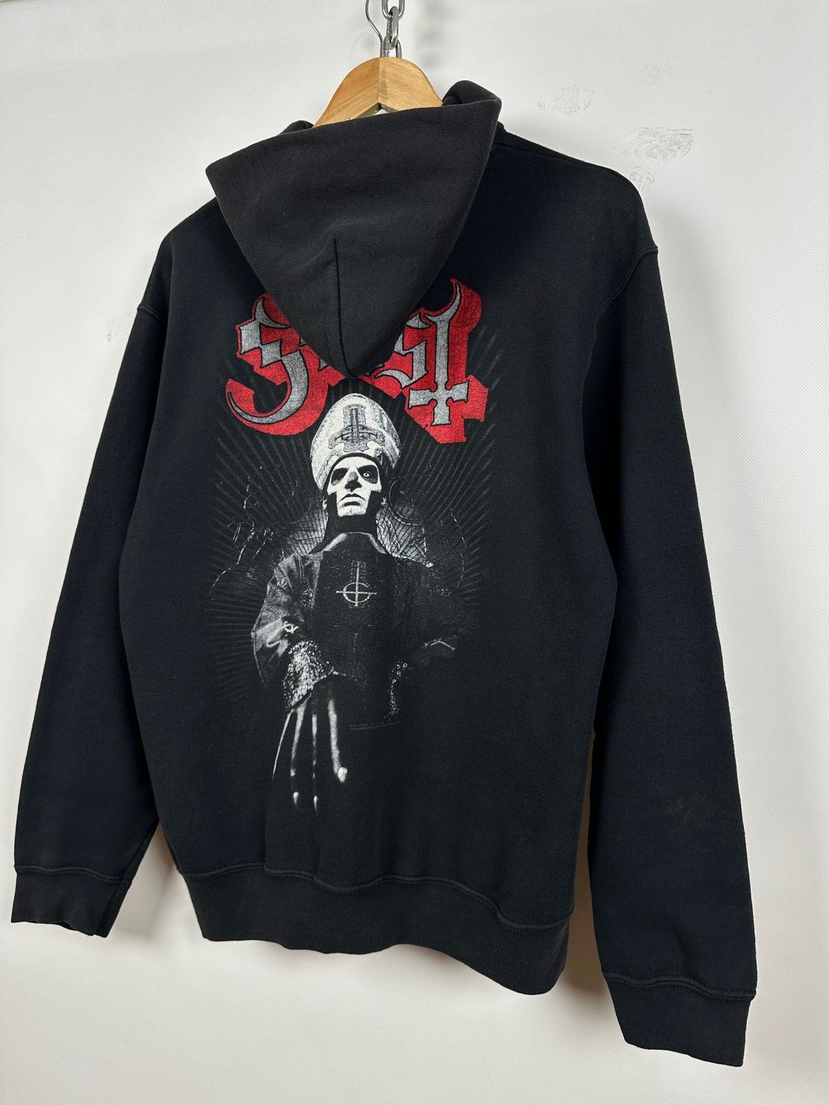 Band Tees Vintage Ghost Papa Emeritus Faded Black Zip Up Band Hoodie Size US M / EU 48-50 / 2 - 4 Thumbnail