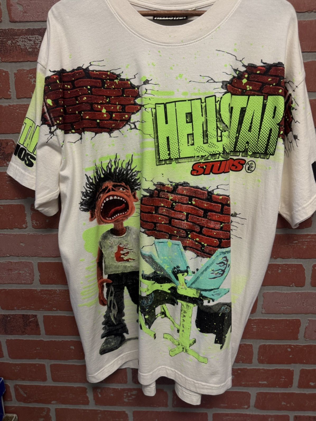 HELLSTAR Hellstar “Brick Wall” Tee Shirt Size XL (NEW) Size US XL / EU 56 / 4 - 3 Thumbnail