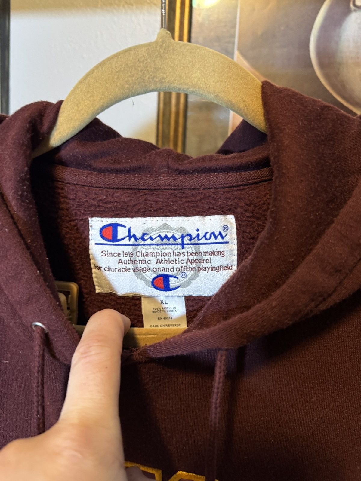 Champion × Vintage Vintage Minnesota Gophers Champion Hoodie Size US XL / EU 56 / 4 - 4 Thumbnail