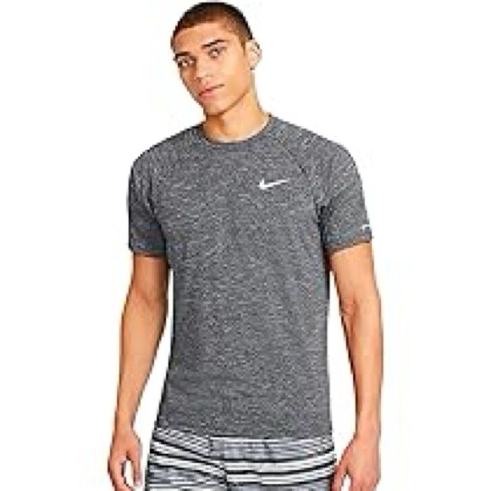 Nike Nike Men's Dri-FIT UPF 40+ Swim Tee (Small, Blue Grey Size US S / EU 44-46 / 1 - 1 Thumbnail