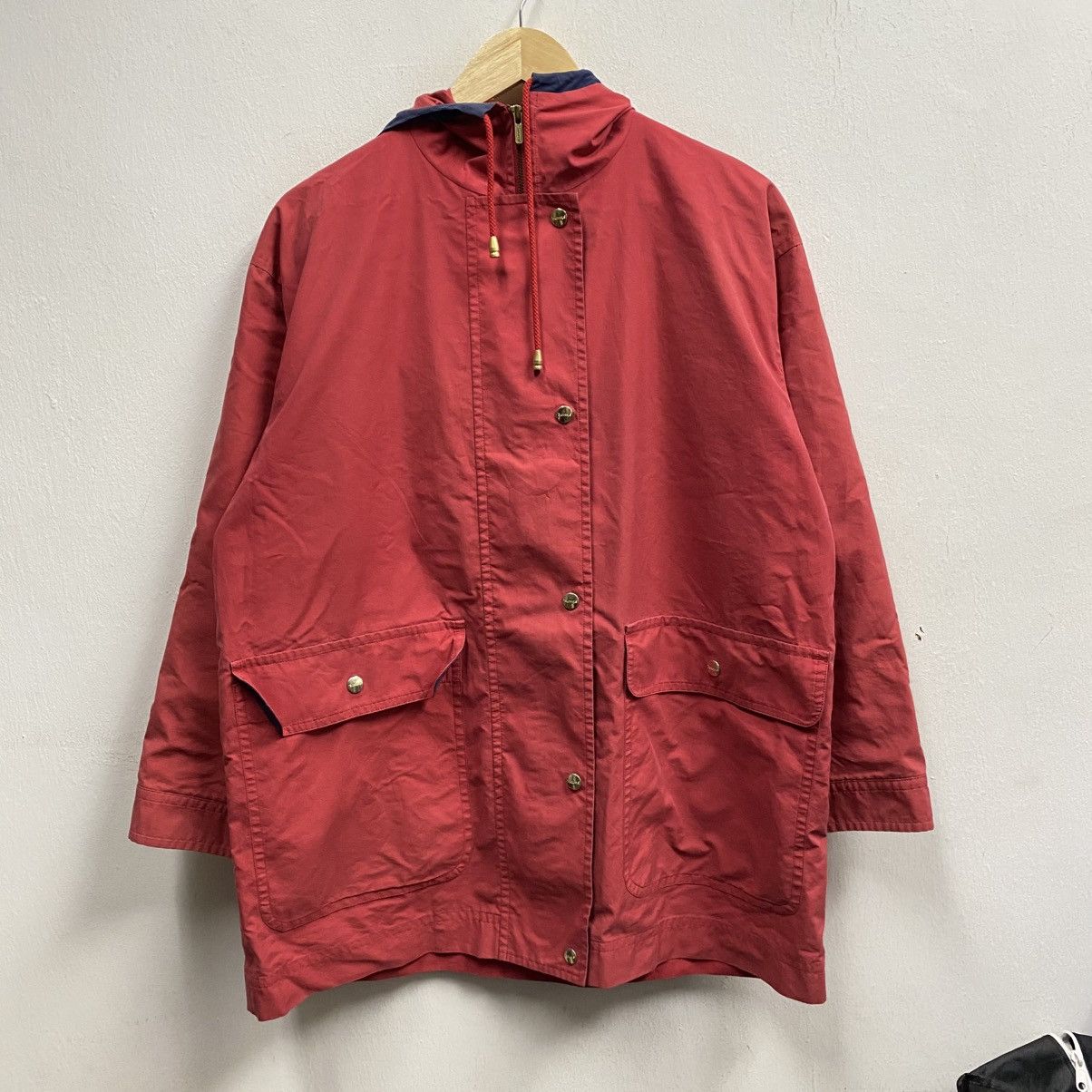 Burberry Rare Vintage Burberrys Prorsum Red Parka Jacket Hooded Size US L / EU 52-54 / 3 - 1 Thumbnail