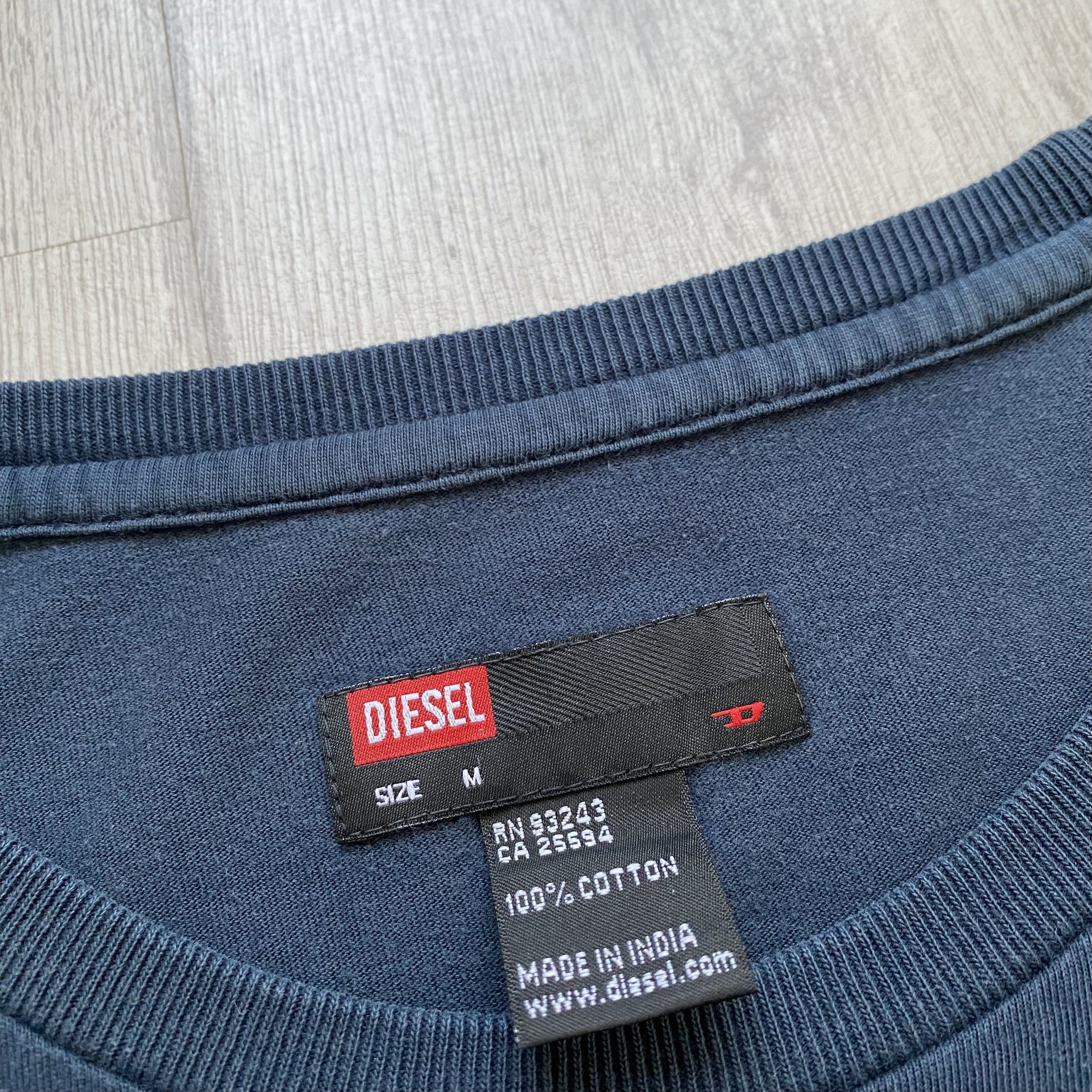 Diesel ⛽️ 90s Vintage Diesel Faded long sleeve y2k big logo Opium Size US M / EU 48-50 / 2 - 7 Thumbnail