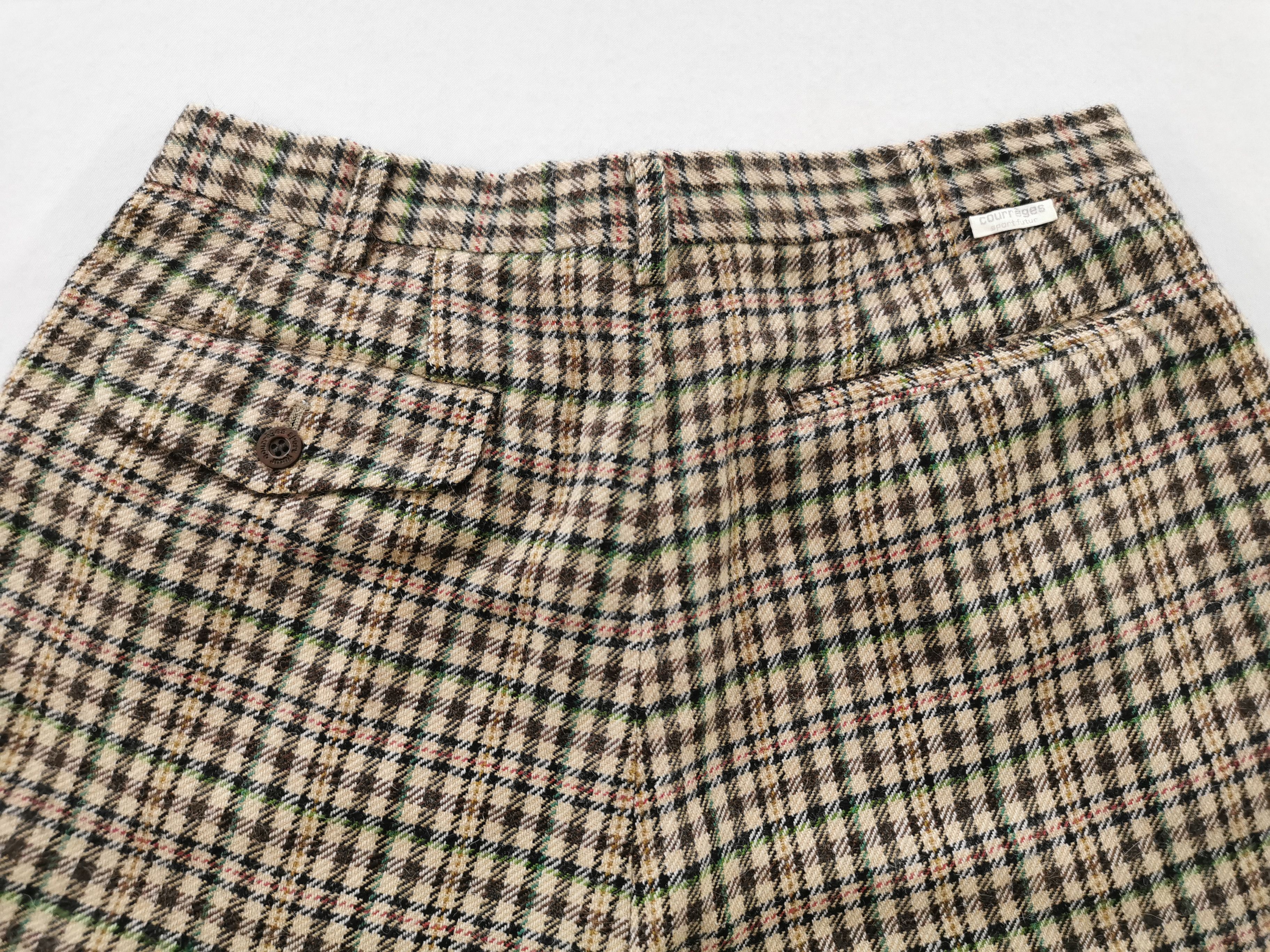Courreges Vintage 90s Courreges Trouser Wool Pants Womens Size 31 Size 31" - 7 Thumbnail