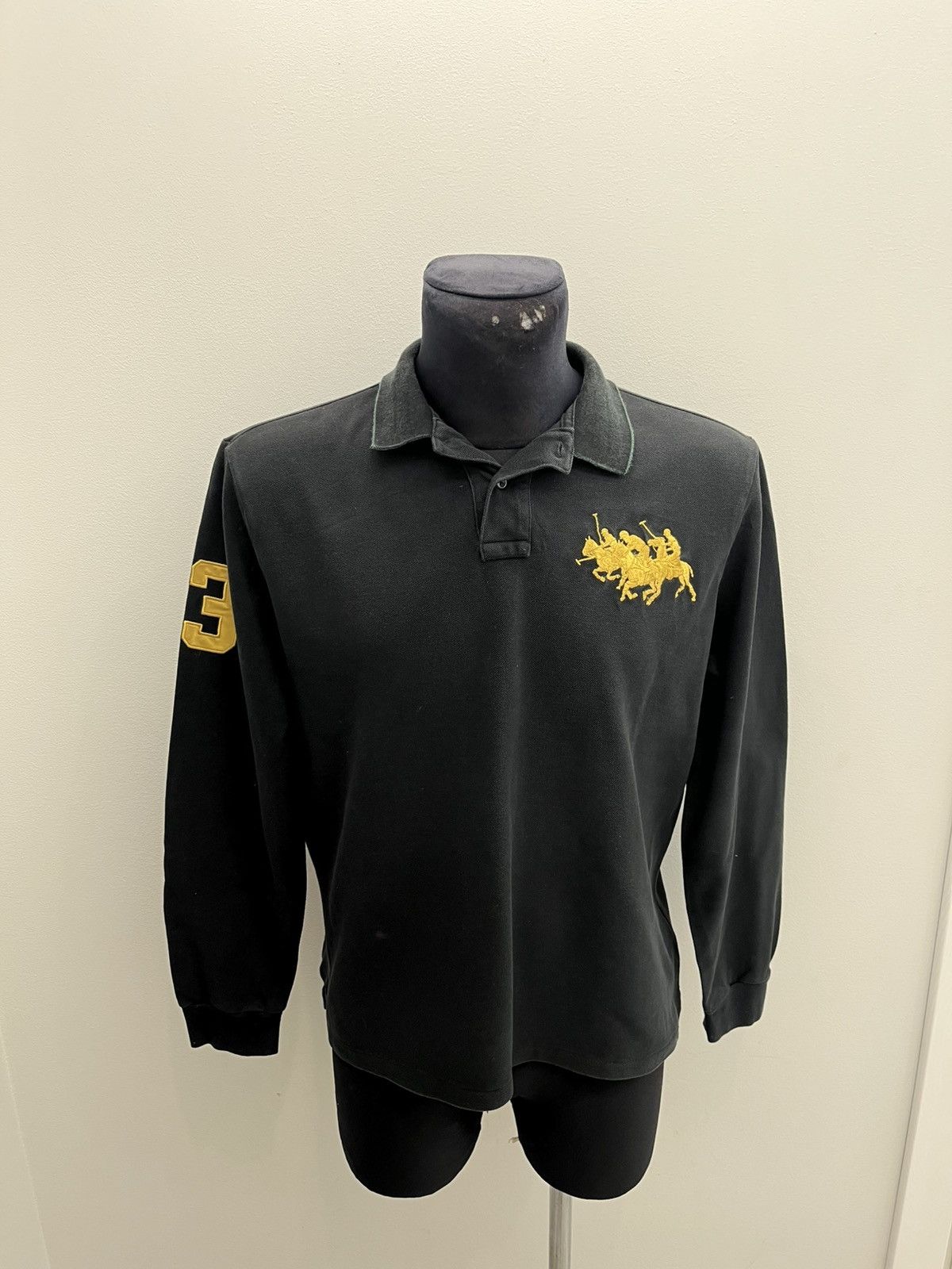 Polo Ralph Lauren Vintage Polo Ralph Lauren Rugby Big Logo 3 Polo Shirt Size US L / EU 52-54 / 3 - 1 Thumbnail