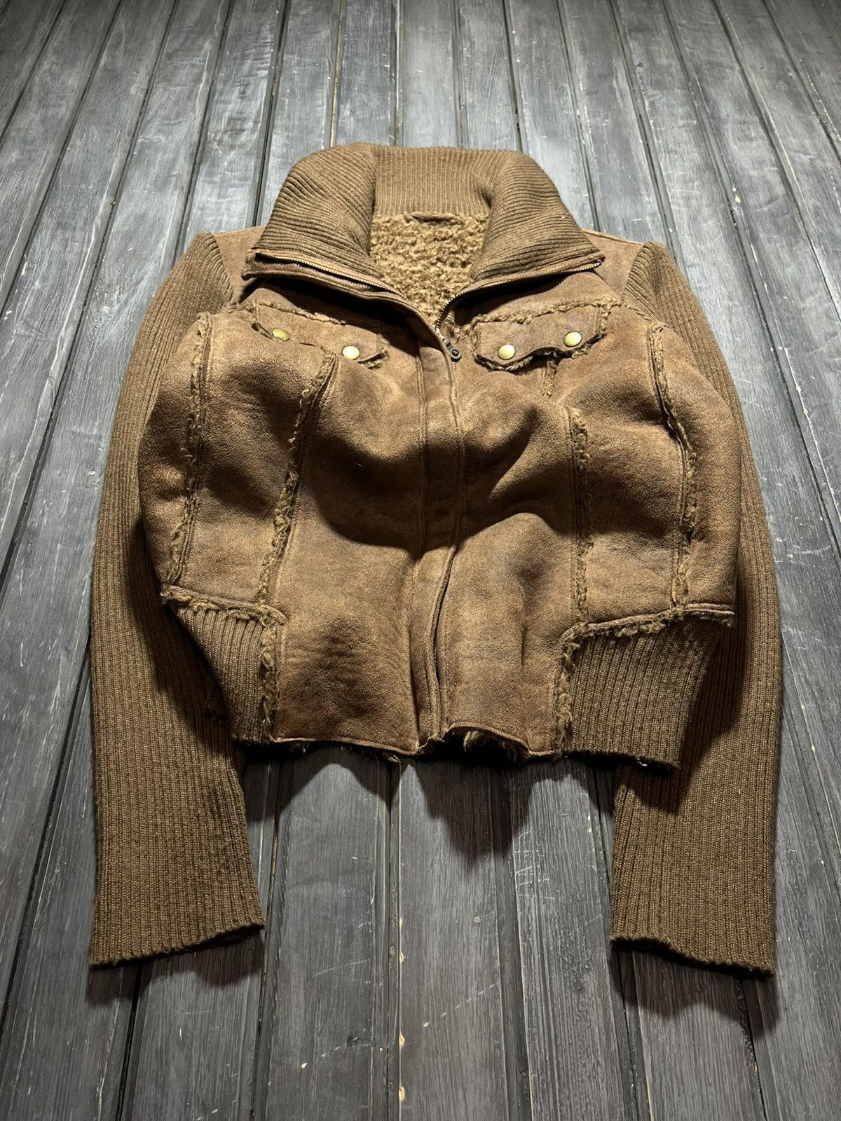 Japanese Brand Vintage Issey Miyake Pleats Please Style Sweater Fur Zip 90s Size M / US 6-8 / IT 42-44 - 3 Thumbnail