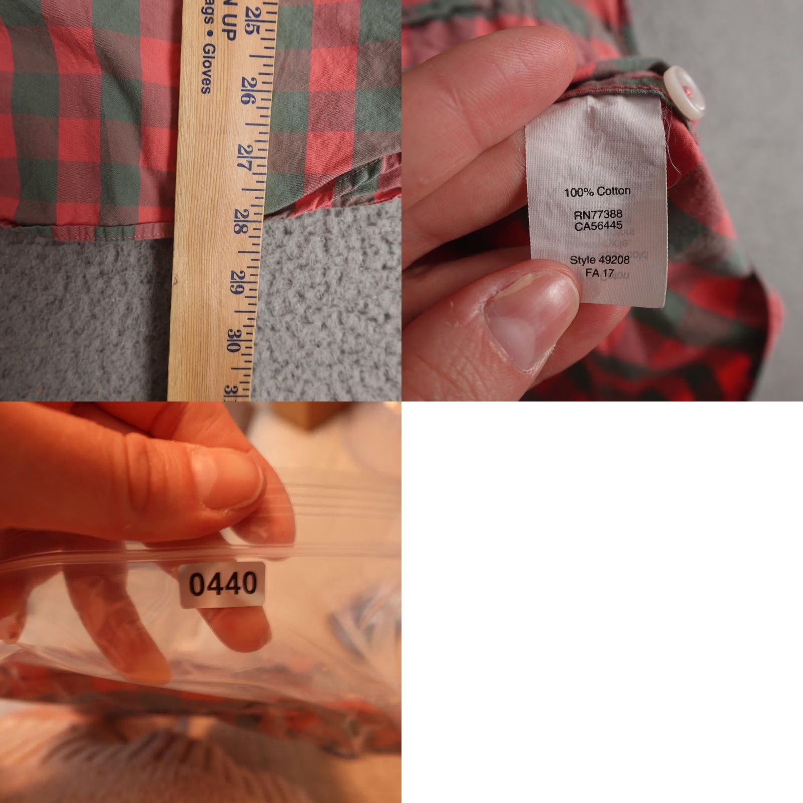 J.Crew J.Crew Shirt Mens XL Red Green Check Slim Fit Button Down Long Sleeve Casual Size US XL / EU 56 / 4 - 9 Thumbnail