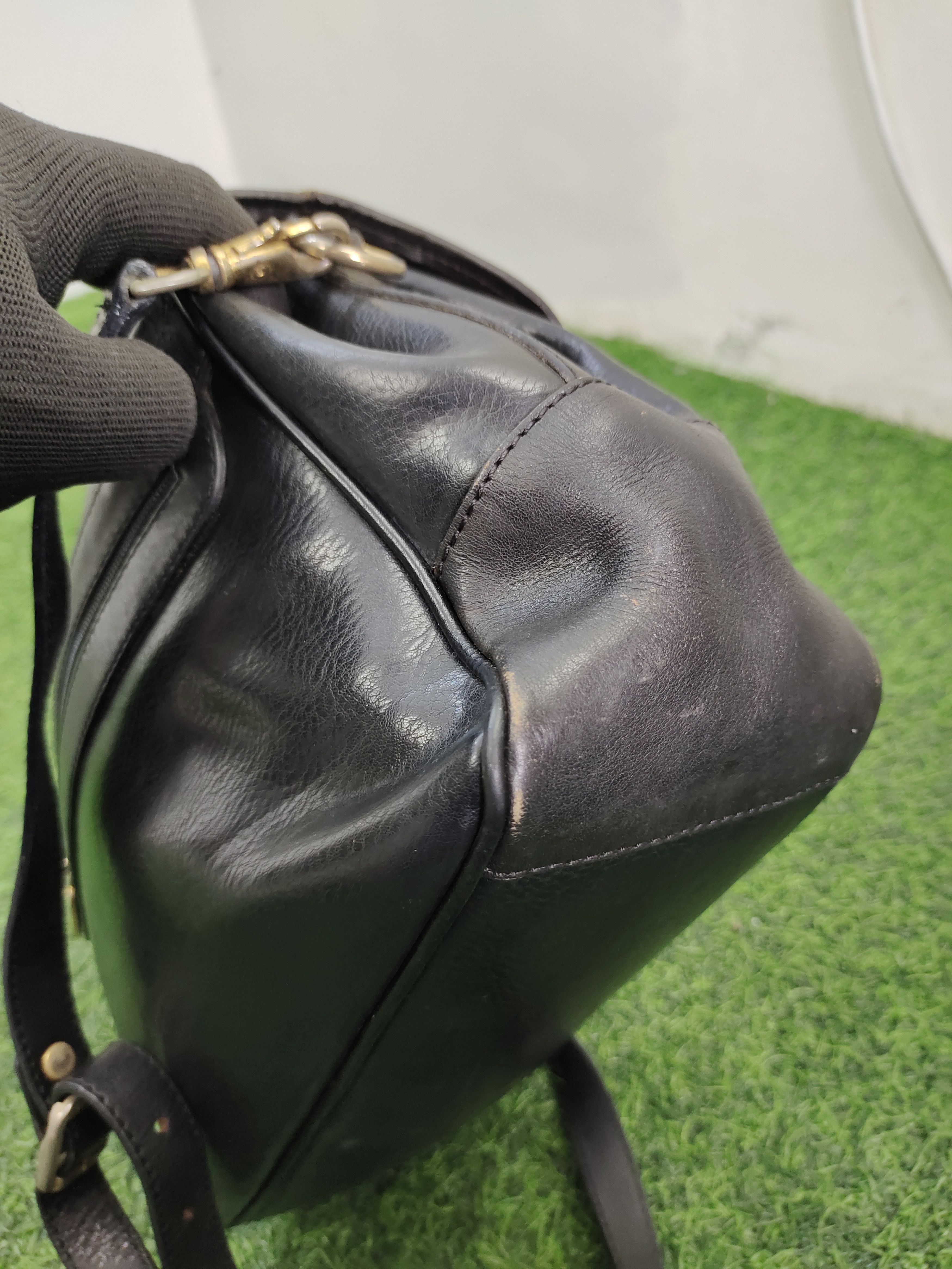 Hysteric Glamour Vintage 80s Saint Jack Patina Leather Shoulder Bag Size ONE SIZE - 10 Thumbnail