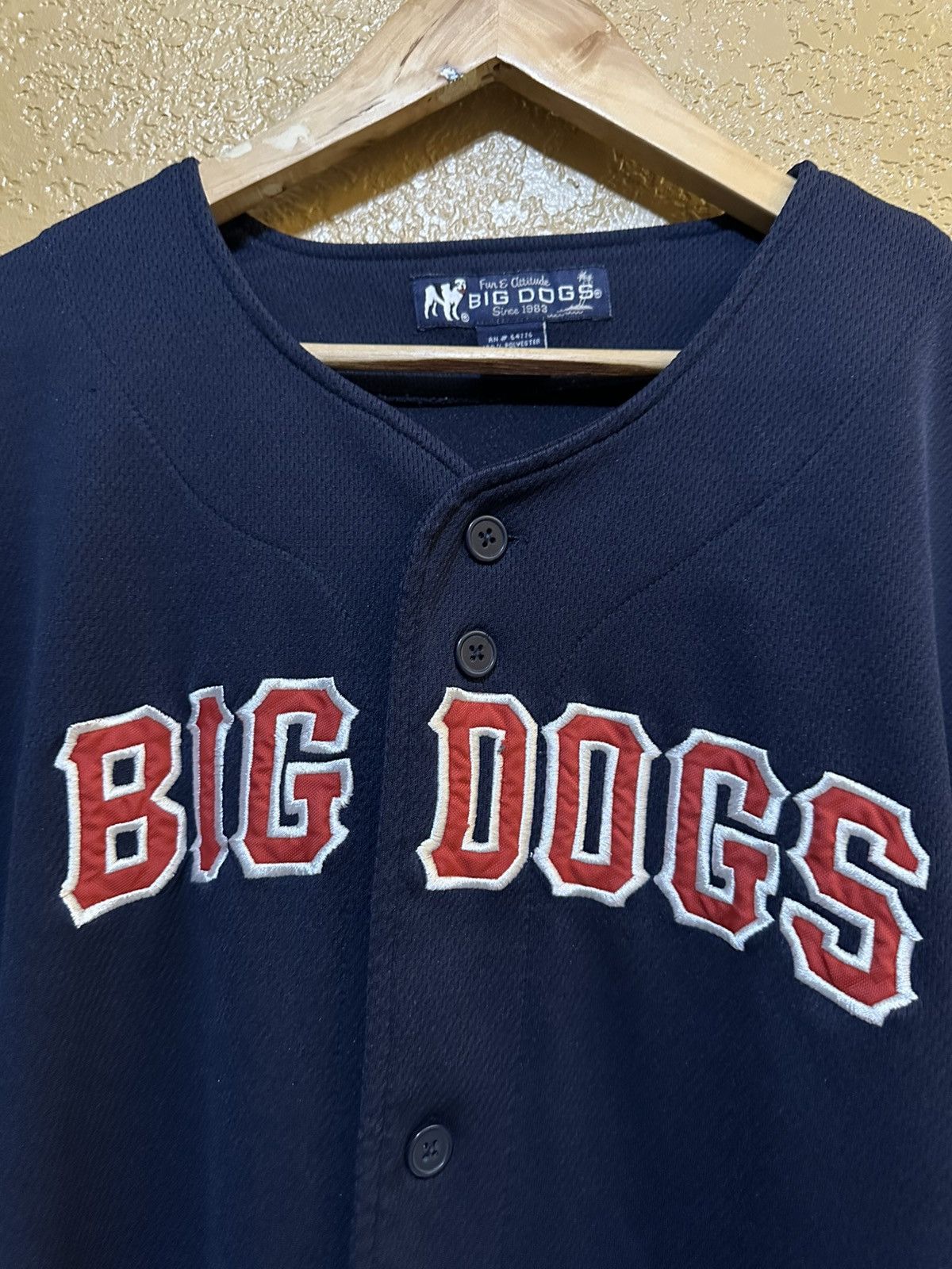 Vintage 📌 vintage Big Dogs baseball jersey xl Size US XL / EU 56 / 4 - 3 Thumbnail