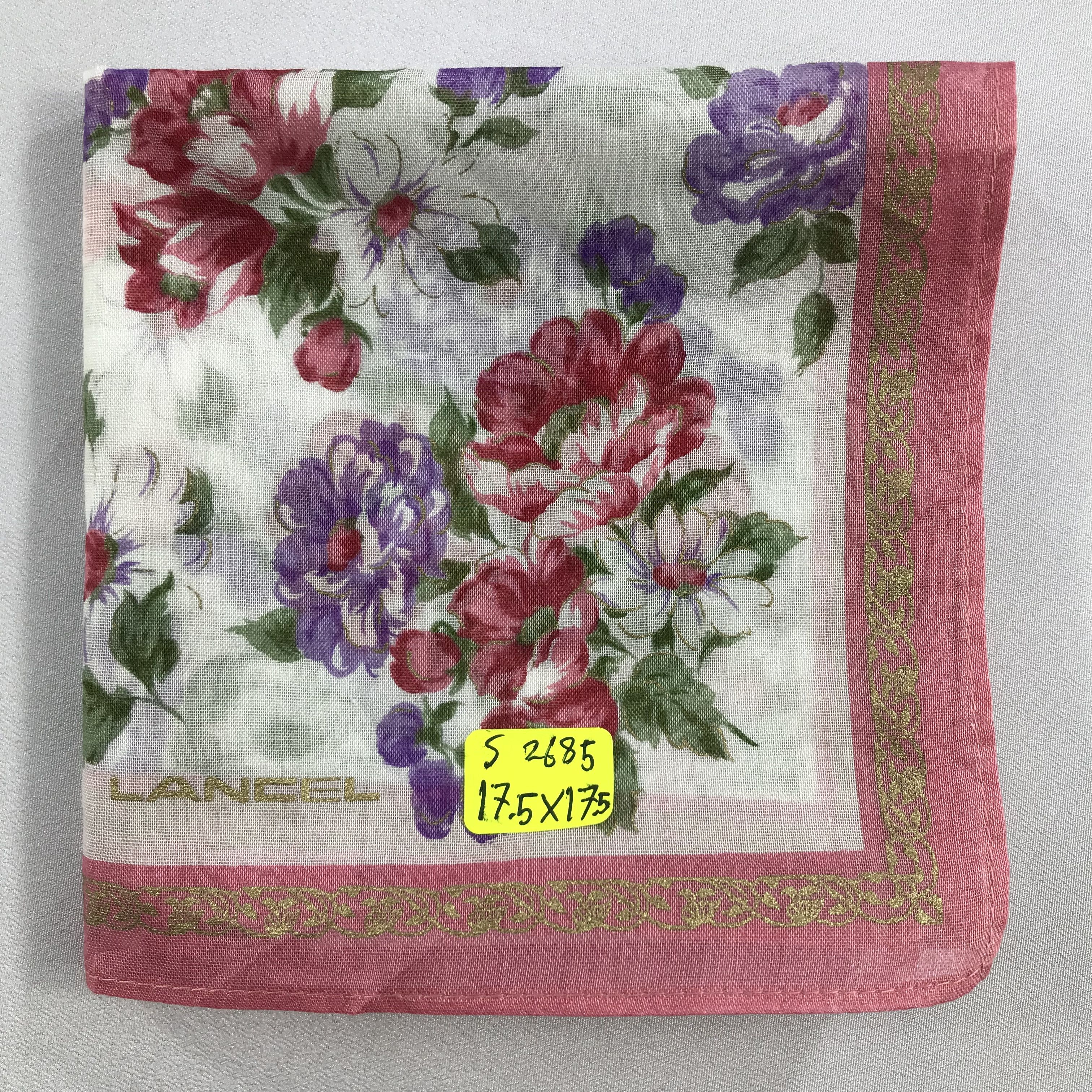 Lancel × Vintage Lancel Bandana / Handkerchief / Neckerchief - S2685 Size ONE SIZE - 5 Thumbnail