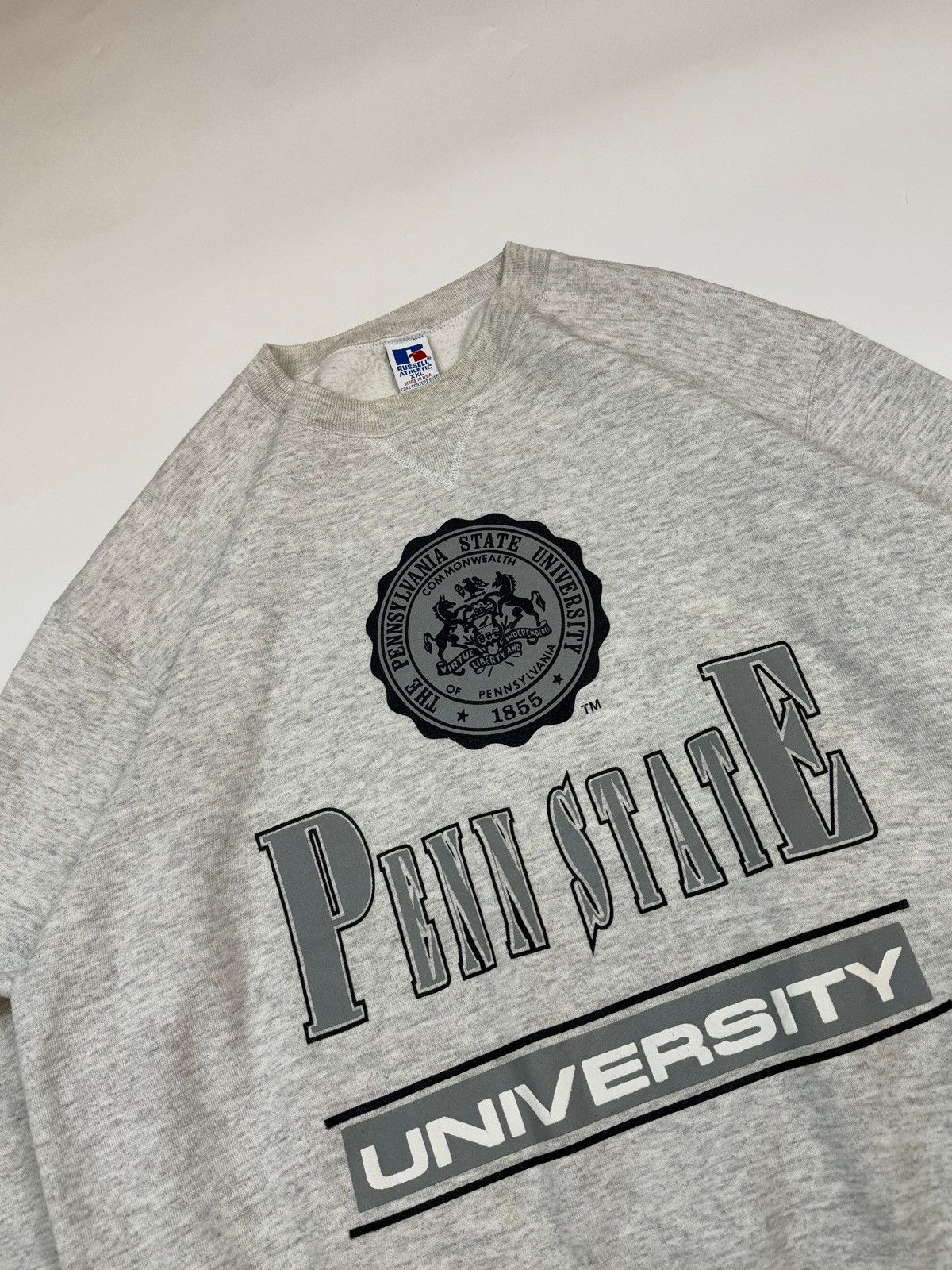 Russell Athletic × Vintage Vintage 90s Russell athletic penn state sweatshirt Size US XL / EU 56 / 4 - 2 Thumbnail