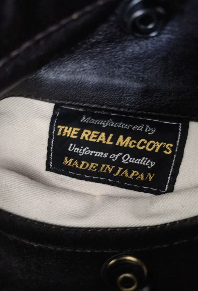 The Real McCoy's The Real McCoys Size38 Vintage American Pilot Horsehide Jac Size US M / EU 48-50 / 2 - 4 Thumbnail