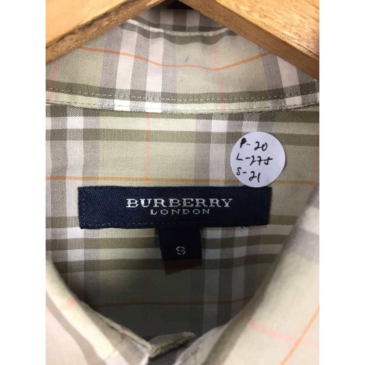 Burberry Burberry London Plaid Button Down Long Sleeve Shirt Size US S / EU 44-46 / 1 - 9 Thumbnail