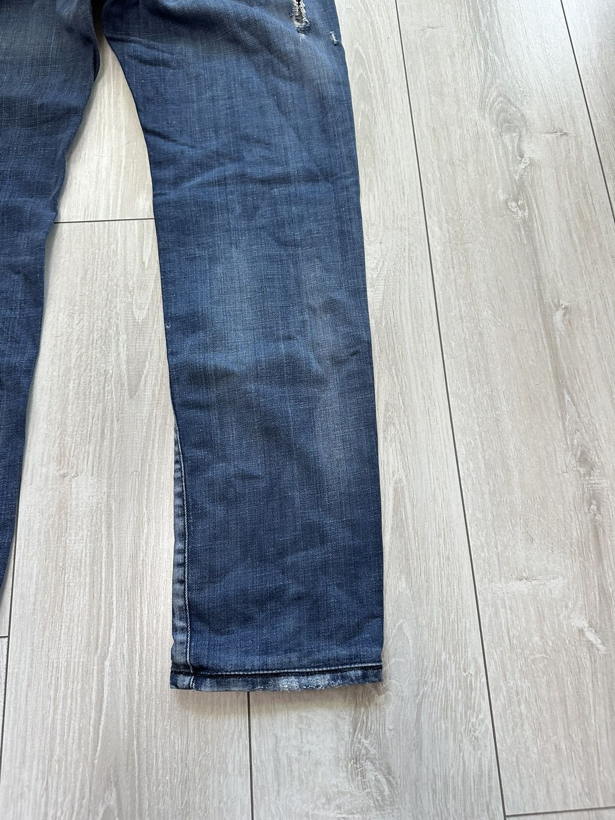 Dsquared2 Dsquared2 Distressed Vintage Denim Jeans Pants (A032) Size US 34 / EU 50 - 18 Thumbnail