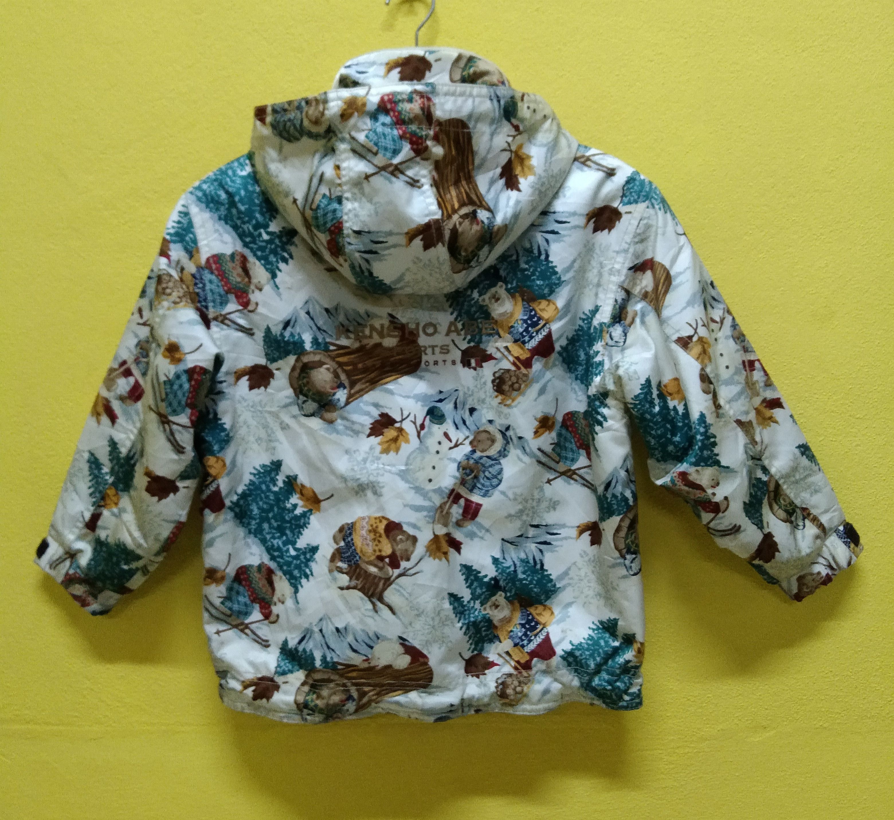 Japanese Brand × Kensho Abe Kensho Abe Sports All Overprint Hoodie Light Jacket Size US S / EU 44-46 / 1 - 2 Thumbnail