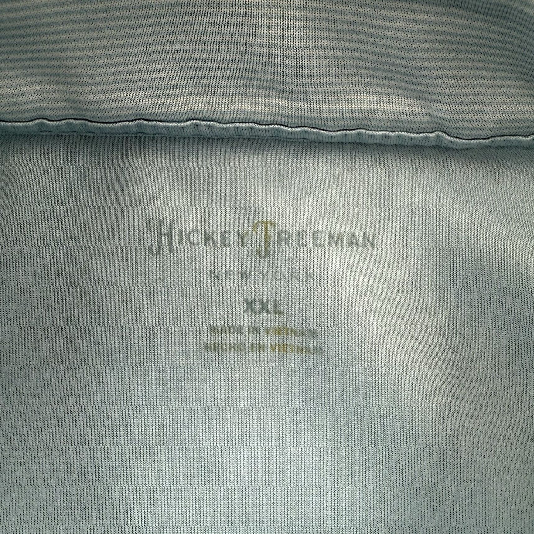 Vintage Hickey Freeman 1/4 Zip Pullover Men 2XL Blue Polyester Long Sleeve Activewear Golf Running Walking Outdoor Sports Shirt Size US XXL / EU 58 / 5 - 5 Thumbnail