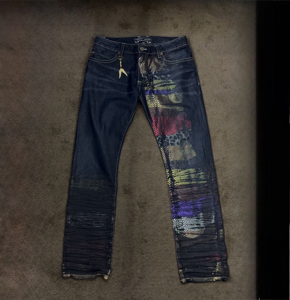 Robins Jeans Robin Jeans Snake Skin Print Size US 34 / EU 50 - 1 Thumbnail