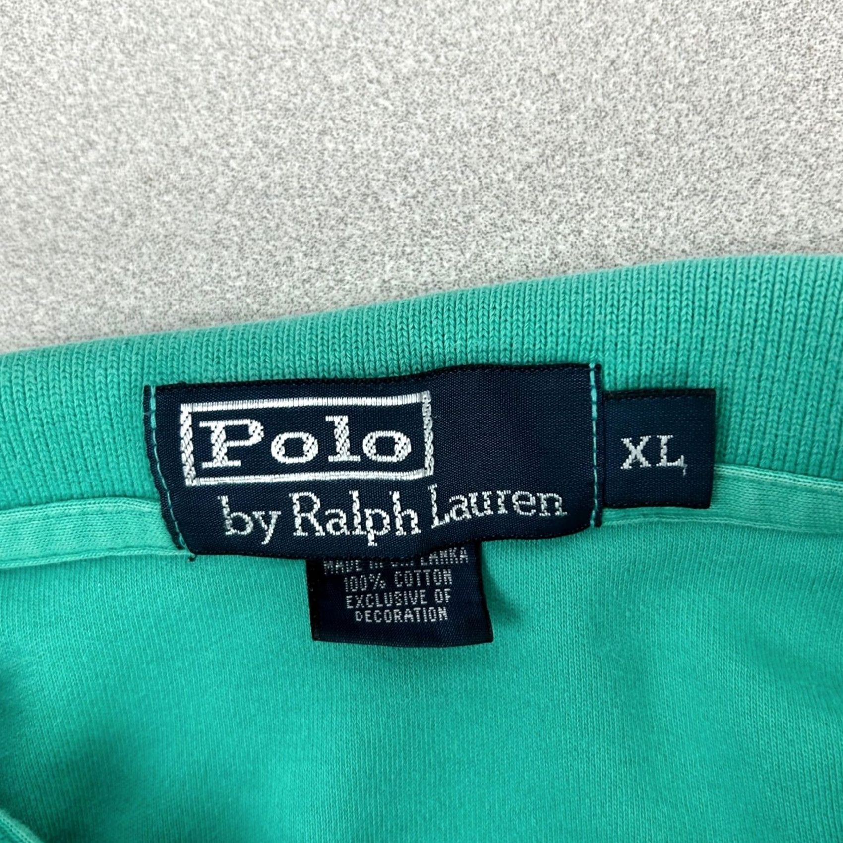 Polo Ralph Lauren Polo Ralph Lauren Polo Shirt Men XL Turquoise Short Sleeve Green Pony Logo Classic Size US XL / EU 56 / 4 - 3 Thumbnail