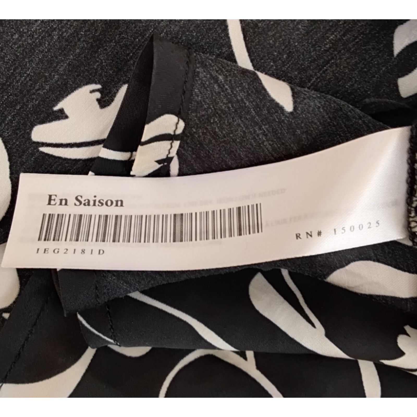 Other En Saison Slip Dress Women's S Black/White Abstract Face NWT Size S / US 4 / IT 40 - 12 Thumbnail
