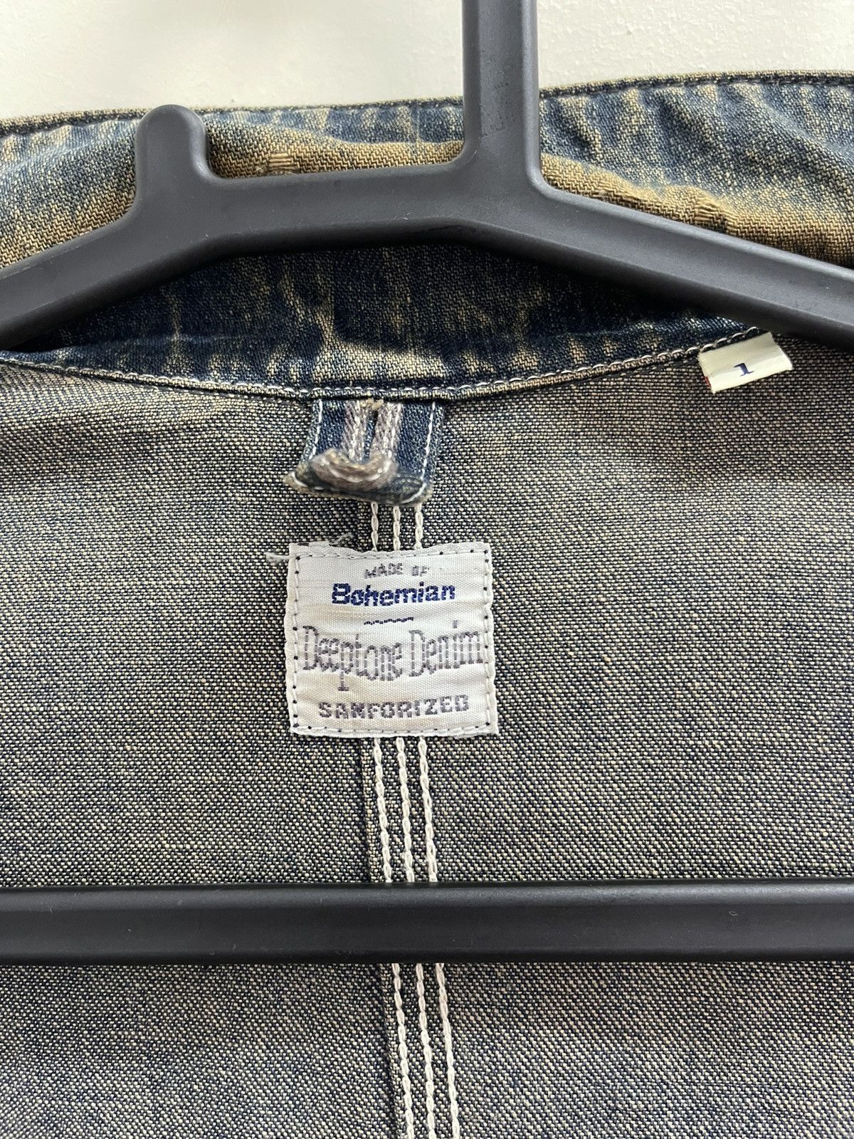 Japanese Brand Bohemian's Deeptone Denim Jacket Size US S / EU 44-46 / 1 - 15 Thumbnail
