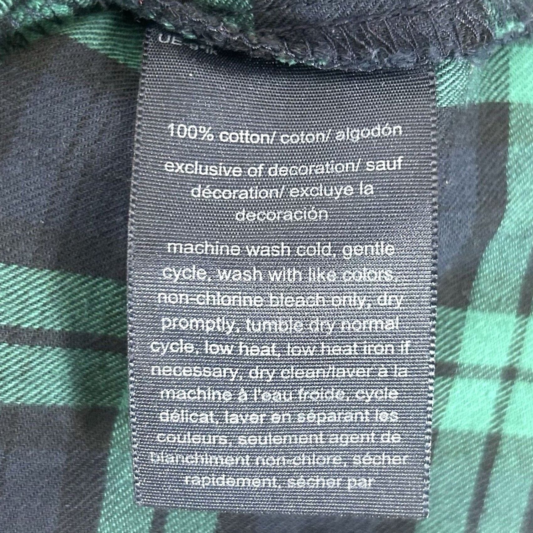 Tommy Hilfiger Tommy Hilfiger Plaid Button-Up Shirt Mens L Green Casual Preppy Top Size US L / EU 52-54 / 3 - 4 Thumbnail