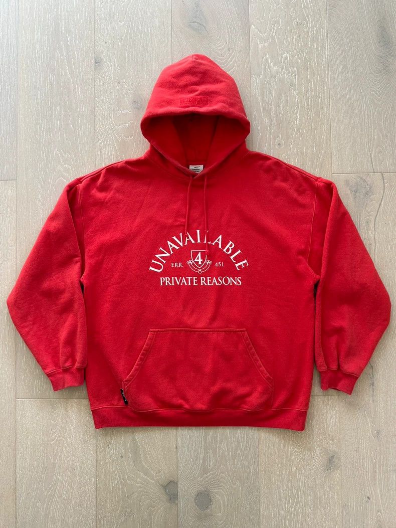 Vetements Vetements Unavailable 19AW Academic Style Printed Hoodie S Size US S / EU 44-46 / 1 - 1 Thumbnail