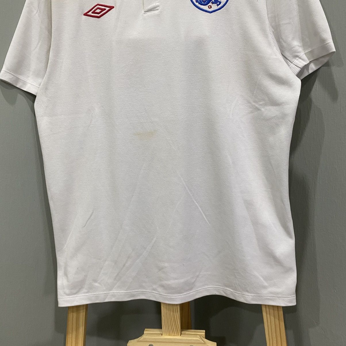 Umbro VINTAGE 2009-10 England Home Jersey Umbro Tailored InEngland Size US L / EU 52-54 / 3 - 4 Thumbnail