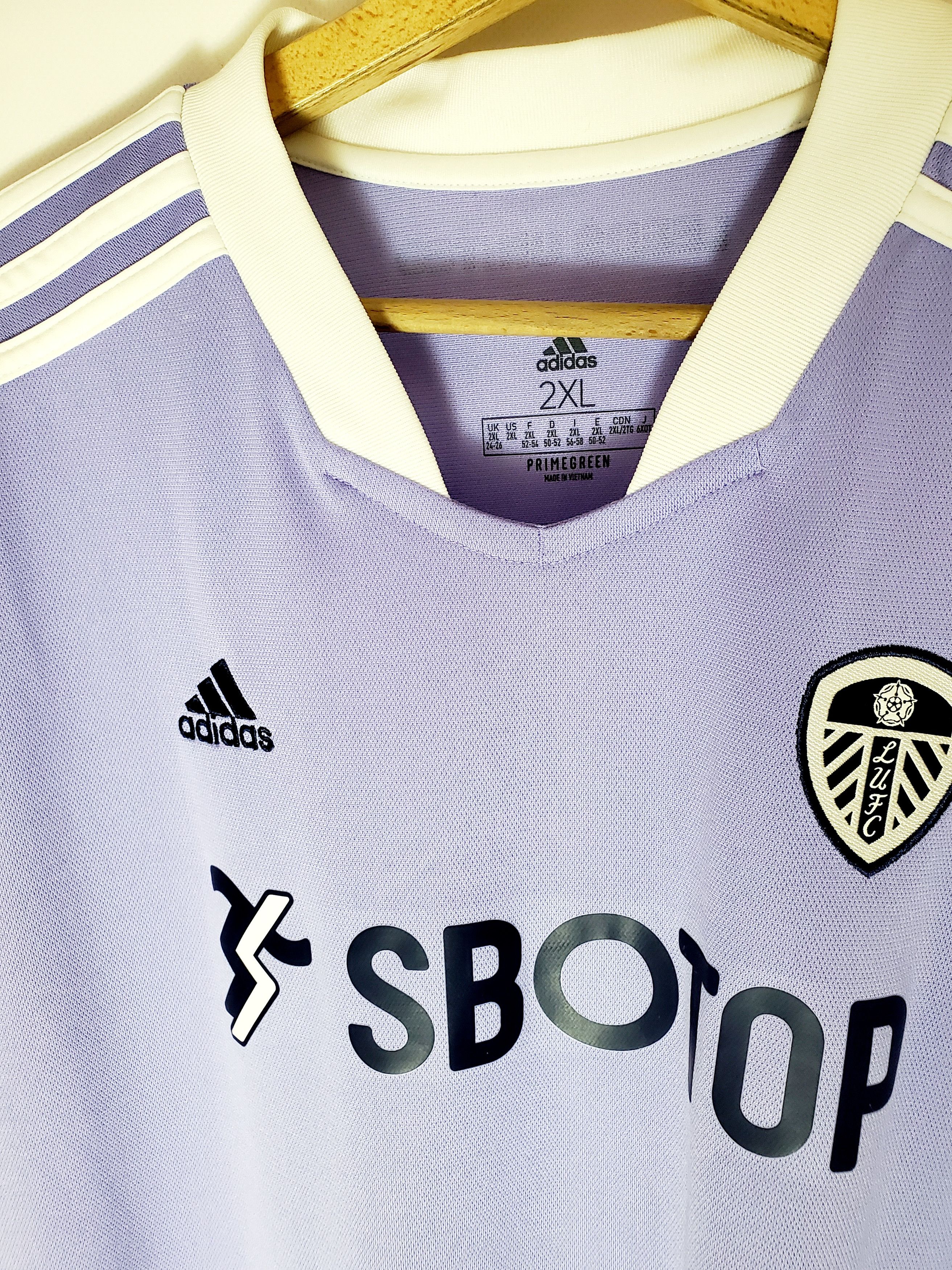 Adidas LEEDS UNITED 2021/22 Adidas soccer jersey new condition XXl Size US XXL / EU 58 / 5 - 3 Thumbnail