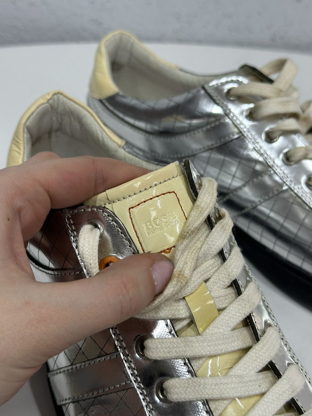 Hugo Boss Vintage Streetwear Hugo Boss Sneakers Y2K Avantgarde Shoes Size US 7 / EU 40 - 6 Thumbnail