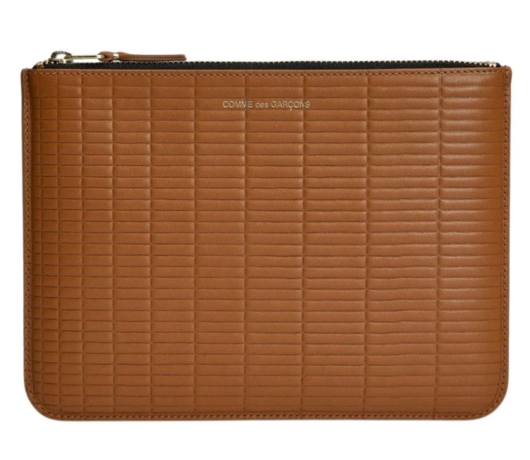 Comme des Garcons Comme des Garçons Tan Small Brick Pouch Size ONE SIZE - 2 Thumbnail