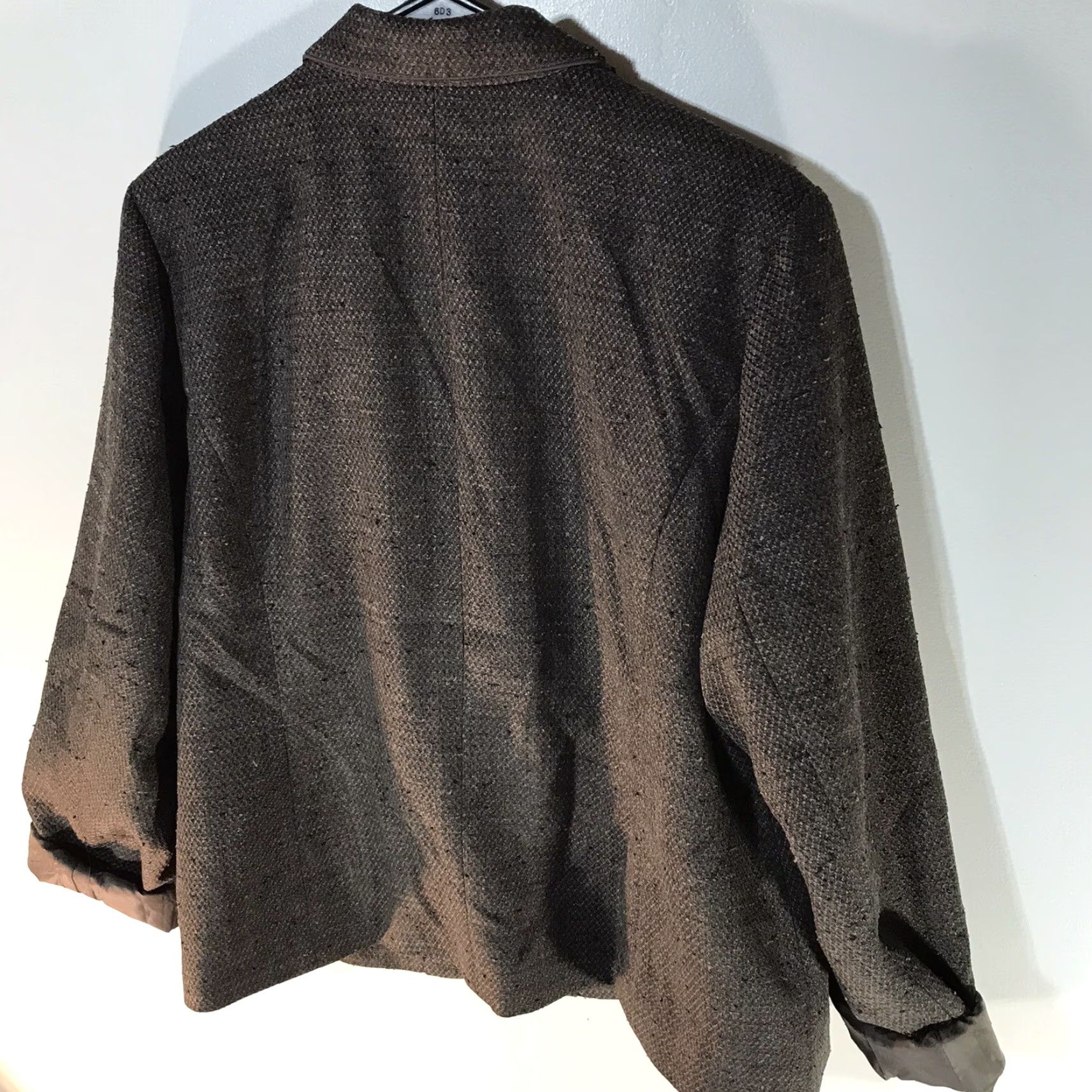 Coldwater Creek Coldwater Creek Brown Tweed Blazer Womens XL Classic Business Casual Workwear Size XL / US 12-14 / IT 48-50 - 3 Thumbnail