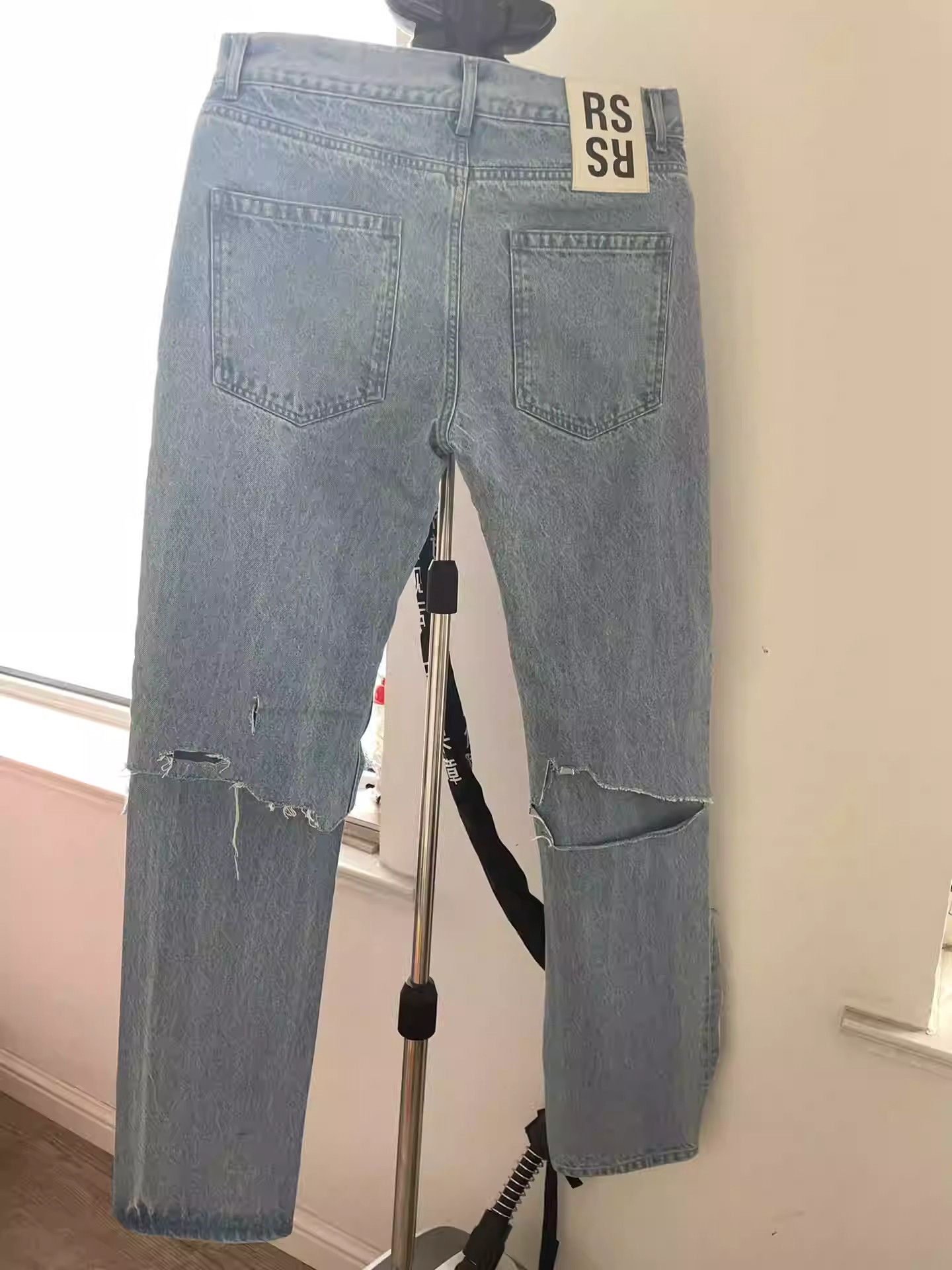 Raf Simons raf simons double layer destroyed jeans-2505 Size US 30 / EU 46 - 2 Thumbnail