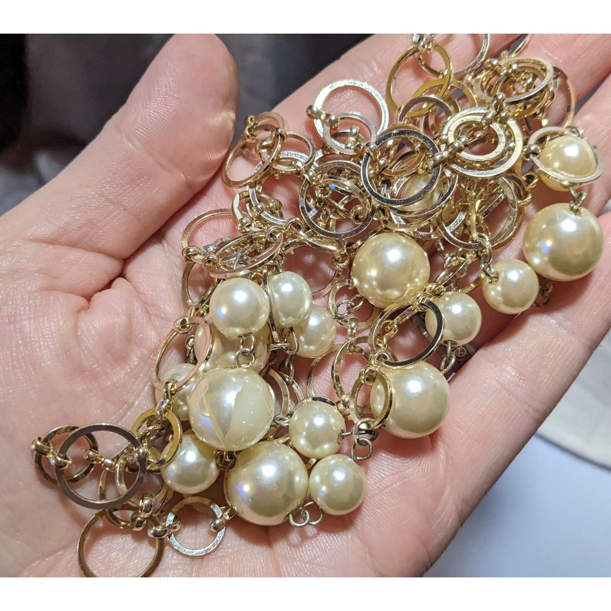 Other Y2K Loop Chain Pearl Beaded Opera Necklace Size ONE SIZE - 9 Thumbnail