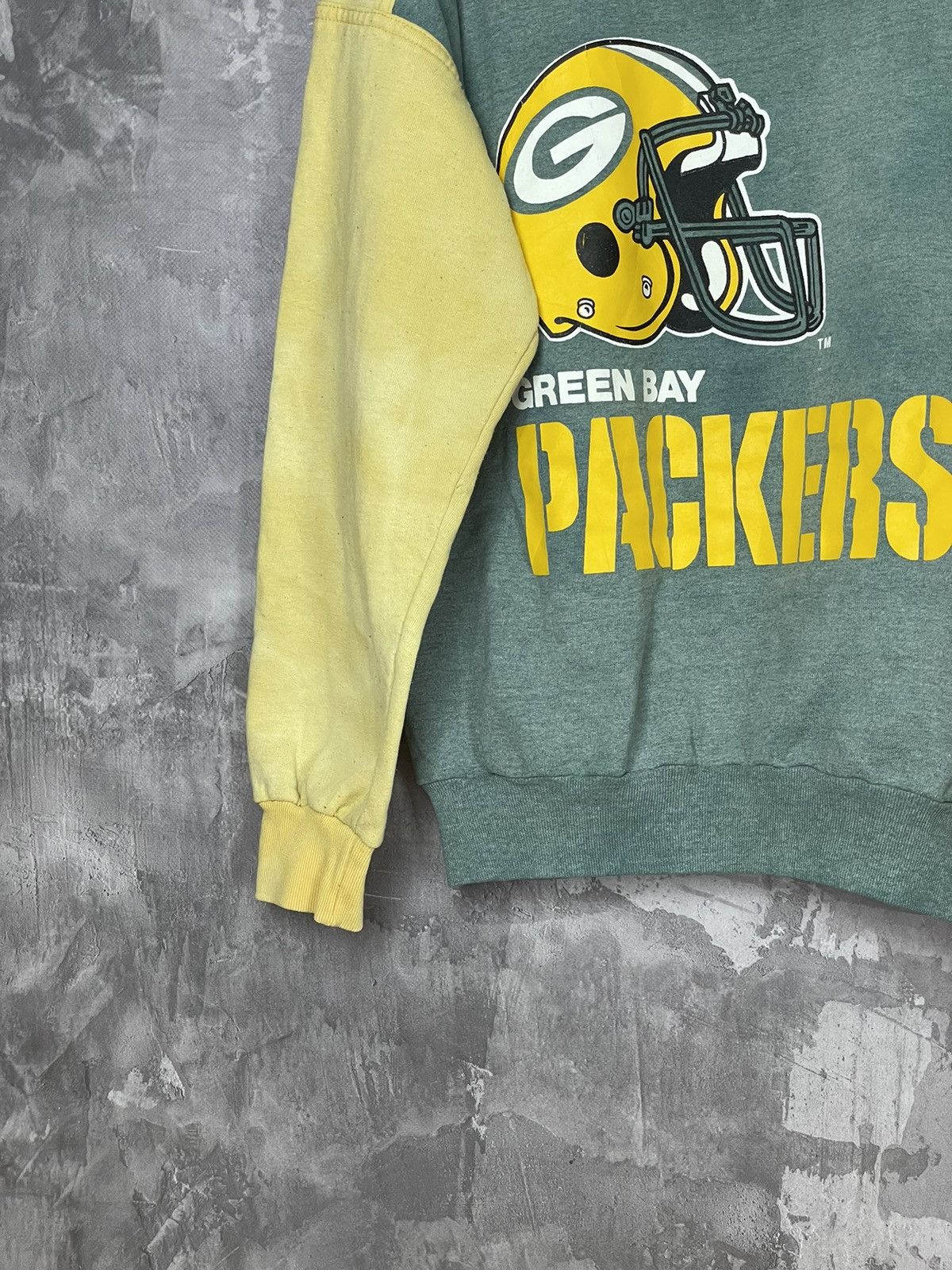 NFL × Vintage Vintage NFL Green Bay Packers Pullover Sweatshirt 1/3zip Size US XL / EU 56 / 4 - 5 Thumbnail