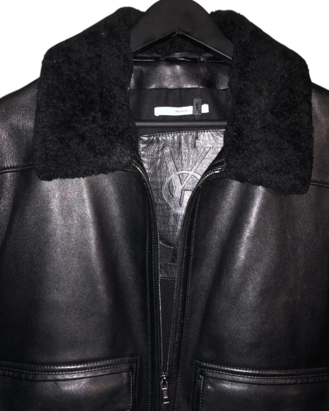 Yves Saint Laurent ARCHIVE LEATHER BOMBER JACKET BY TOM FORD Size US L / EU 52-54 / 3 - 5 Thumbnail
