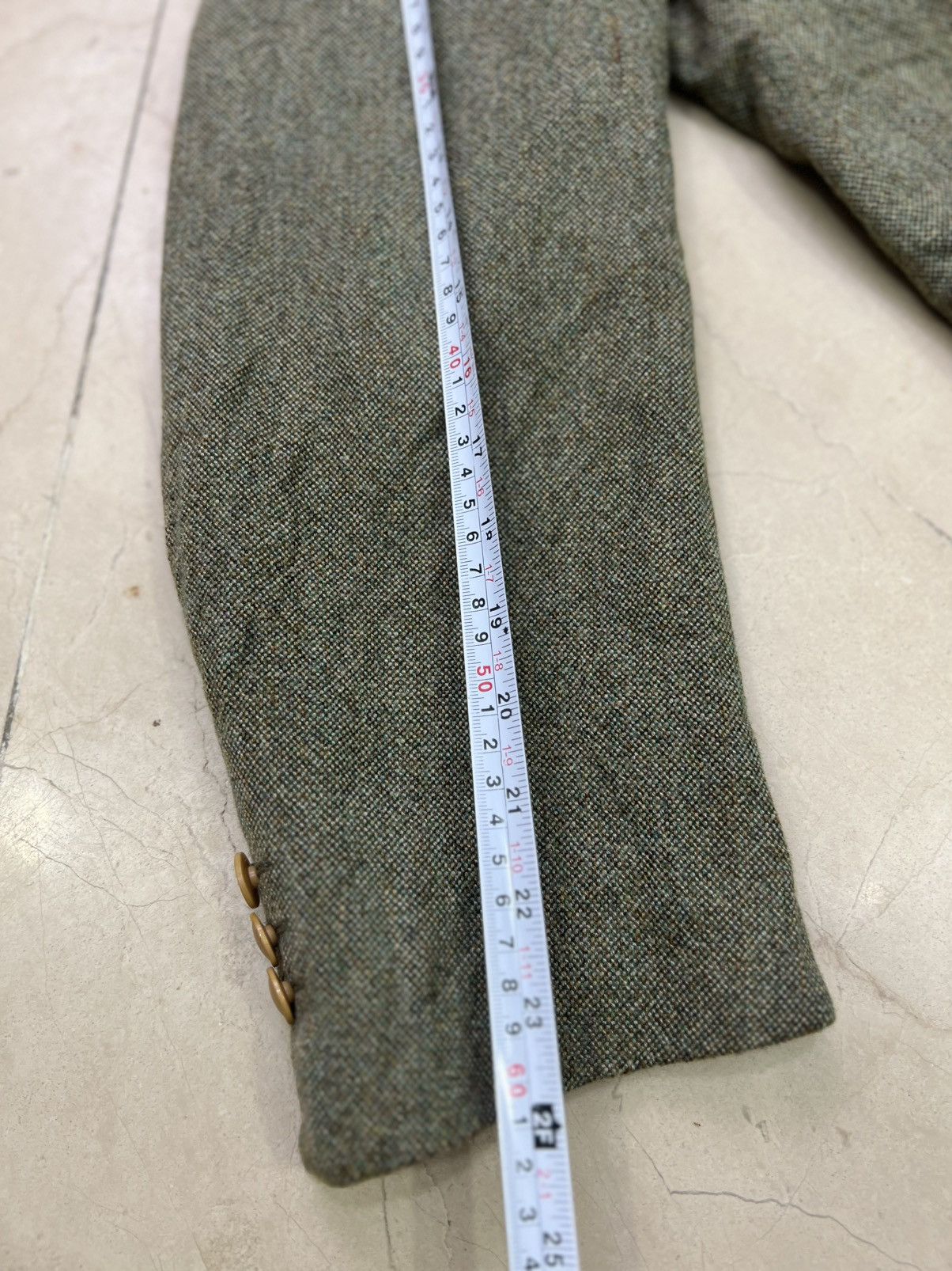 Yves Saint Laurent Vintage Yves Saint Laurent Pour Homme Green Wool Blazer Size 52R - 12 Thumbnail