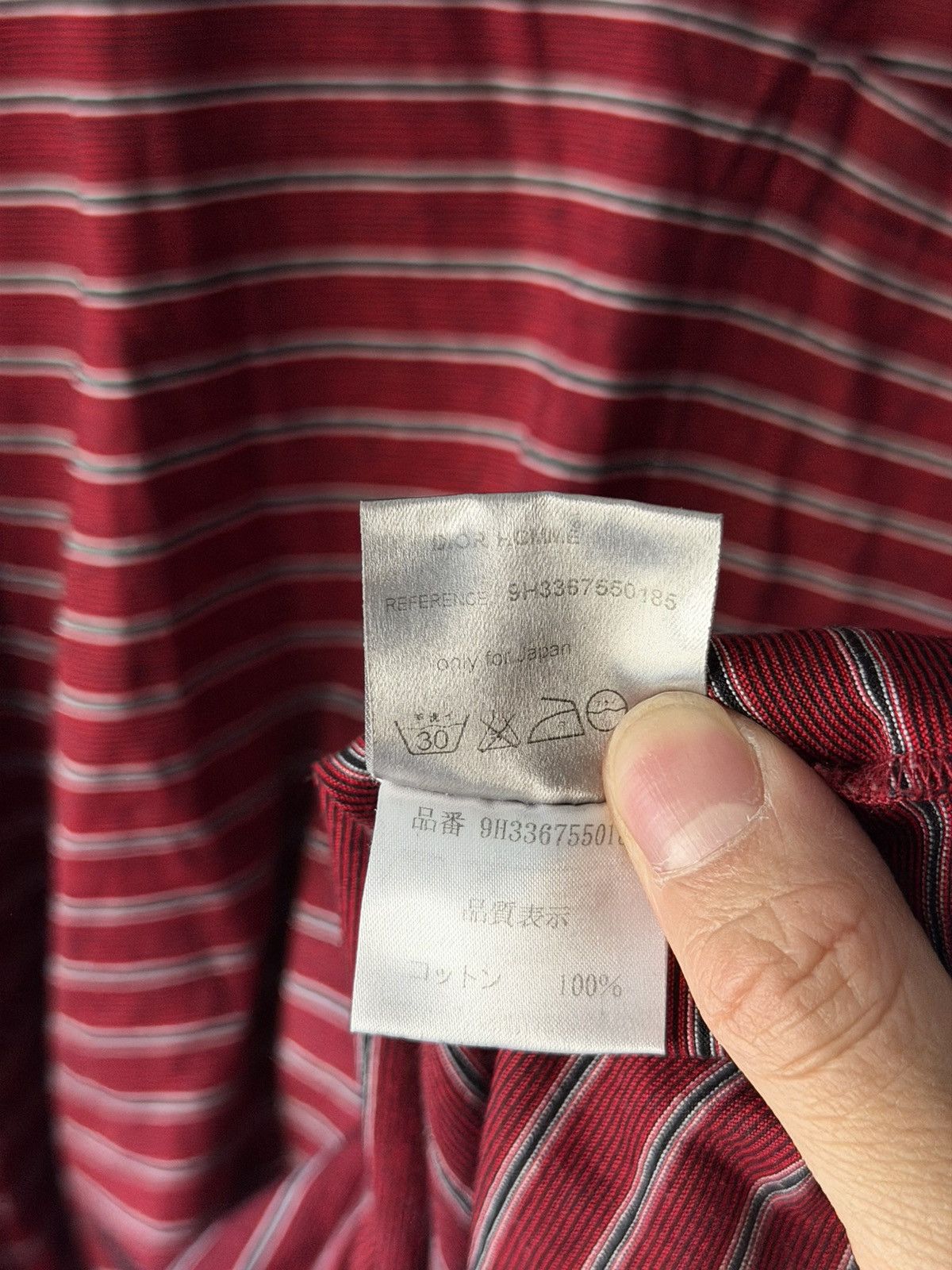 Dior AW09 Striped Bee Pocket Longsleeve Tee S Size US S / EU 44-46 / 1 - 7 Thumbnail