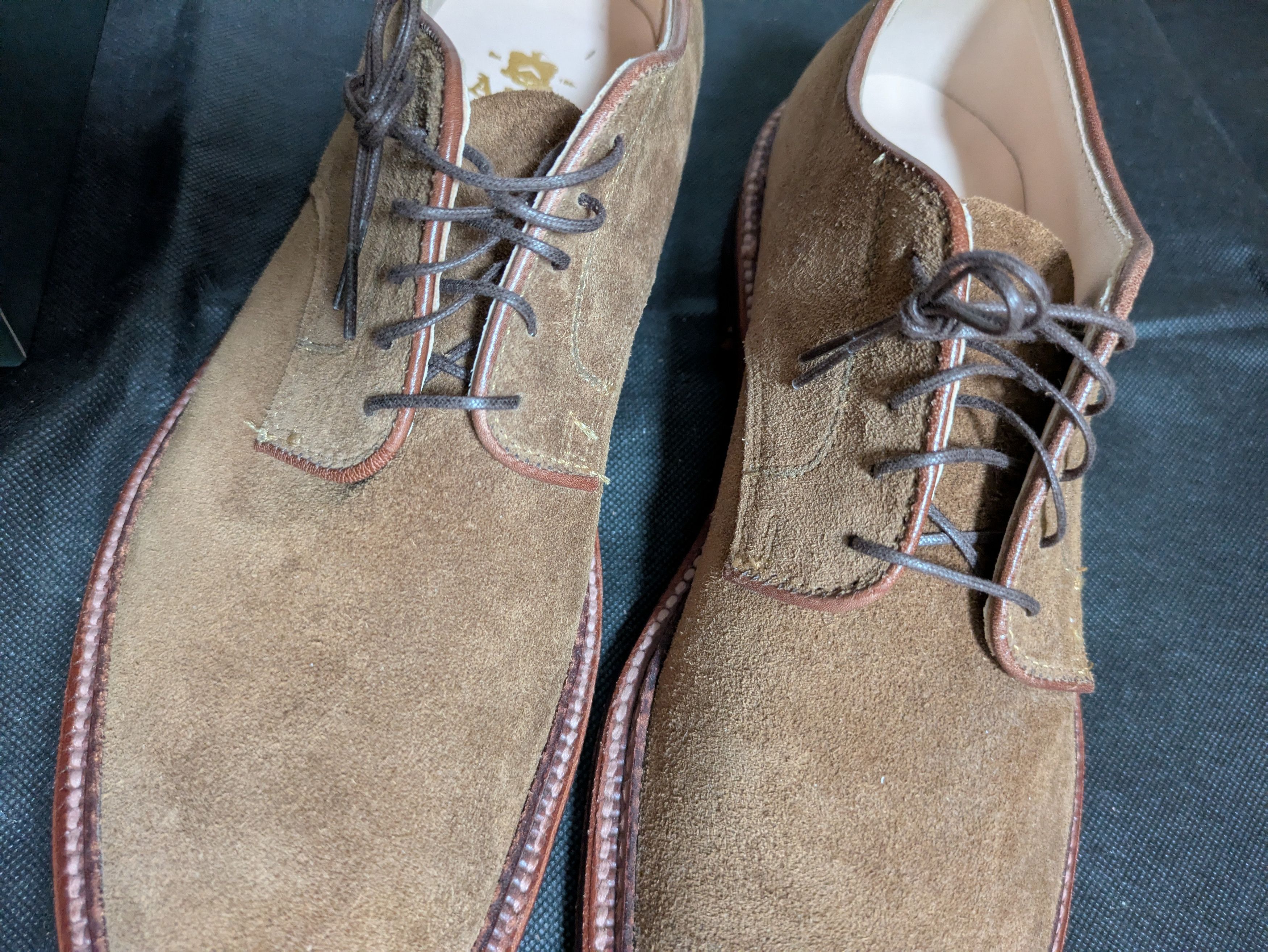 Alden Alden Plain Toe Blucher in Snuff Suede, 8D Size US 8 / EU 41 - 6 Thumbnail