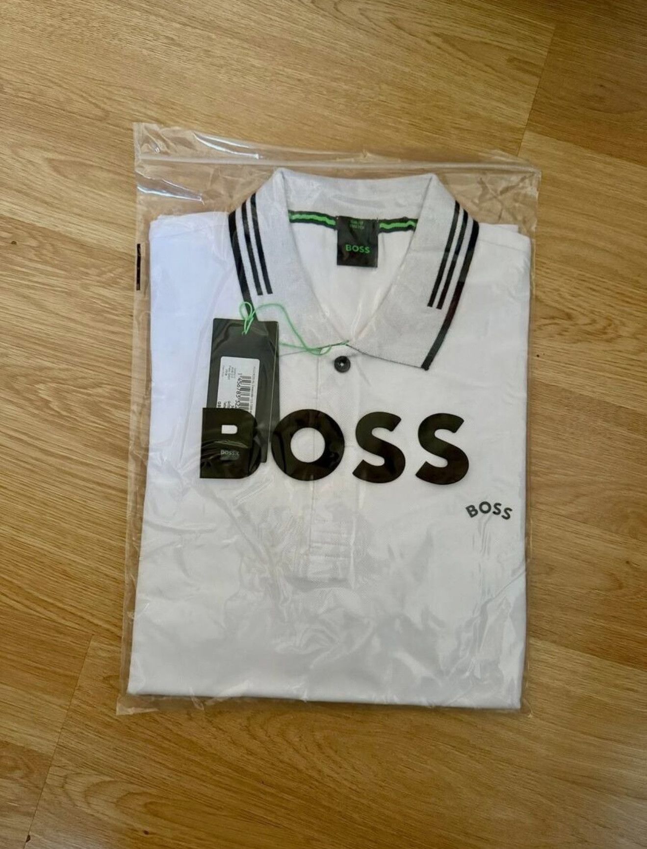Hugo Boss Boss Polo Shirt White Color L Size Size US L / EU 52-54 / 3 - 1 Thumbnail