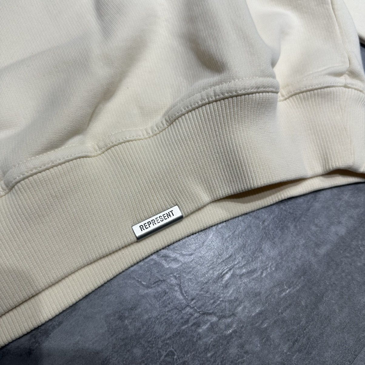 Represent Clo. Represent Patron of Club Sweater - Cream Size US XL / EU 56 / 4 - 7 Thumbnail