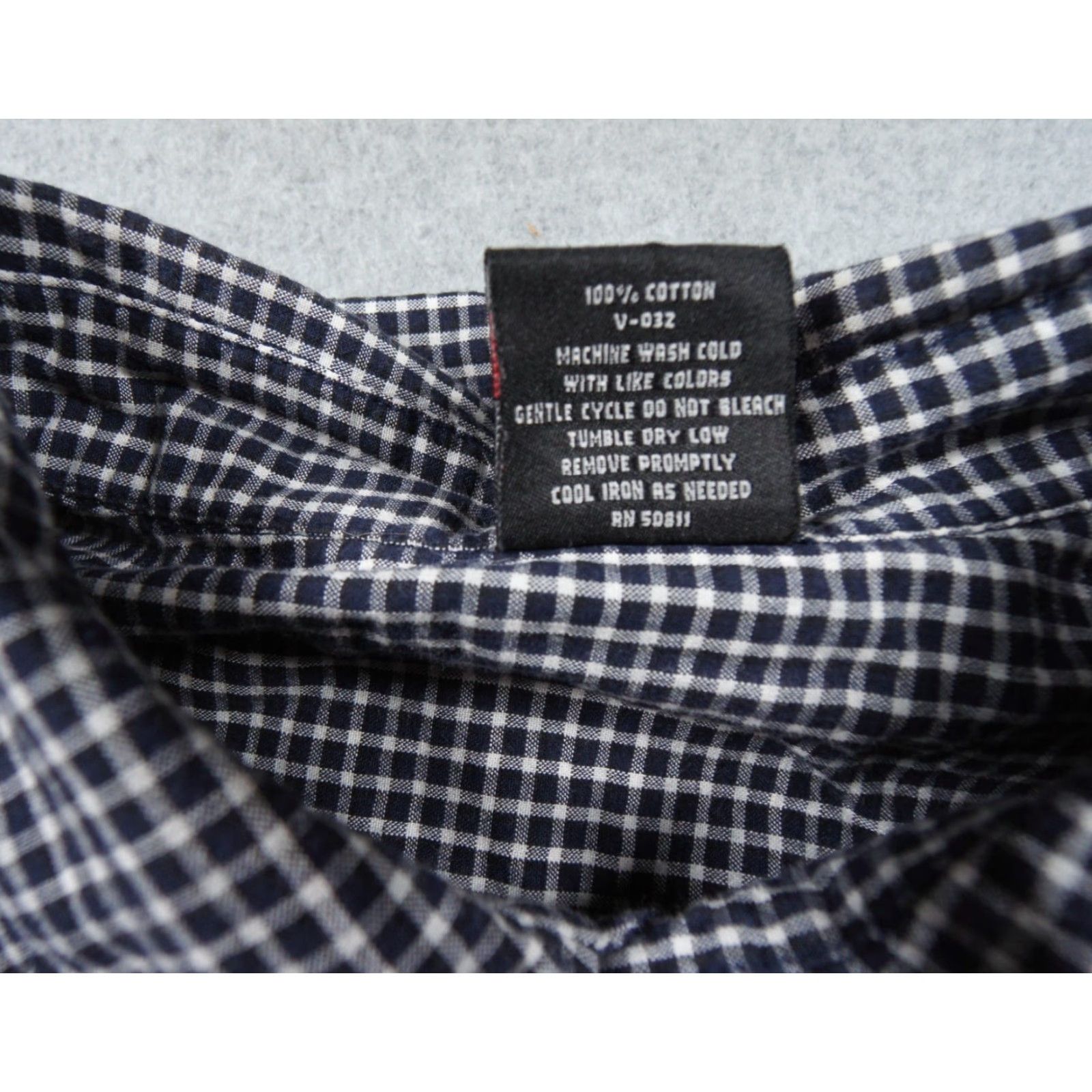 Anchor Blue VINTAGE Anchor Blur Shirt Mens 2XL Blue Button-Up Short Sleeve Adult Y2K Shirt Size US XXL / EU 58 / 5 - 7 Thumbnail